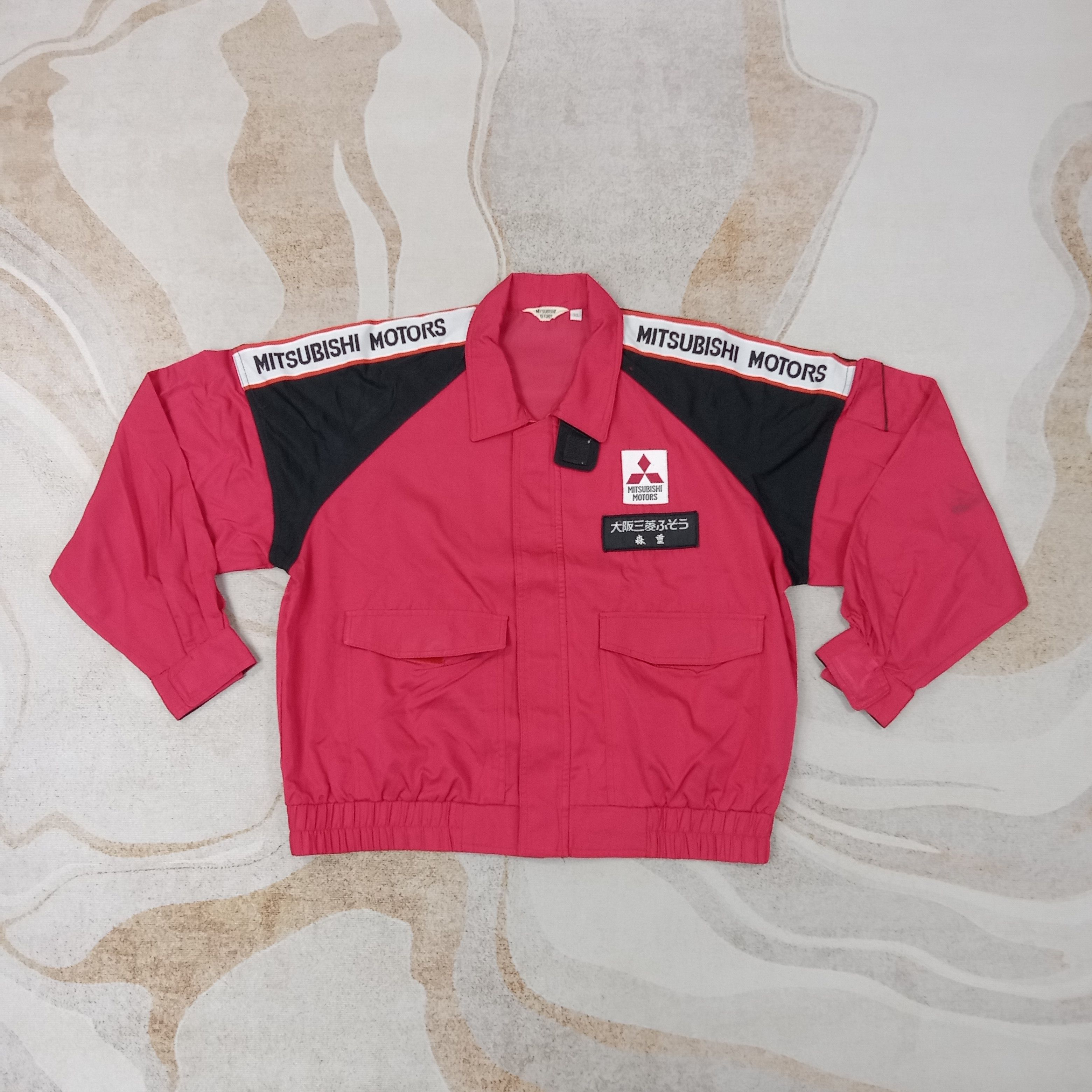 Japanese Brand Mitsubishi Motors Racing Windbreaker Jacket C257N28 Size US L / EU 52-54 / 3 - 4 Thumbnail