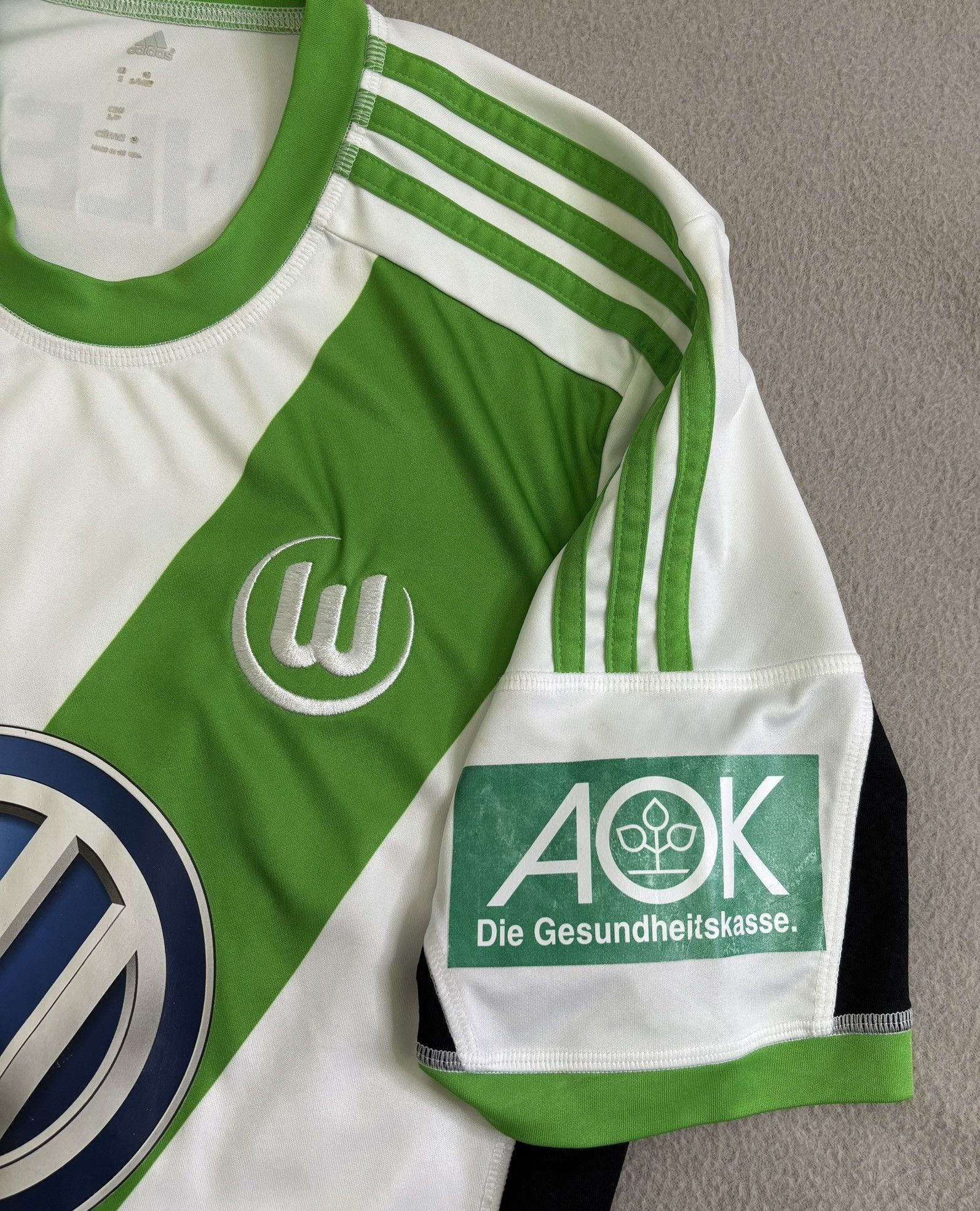 Adidas VfL Wolfsburg 2013/2014 Pohlers #26 Adidas Player Issue Size US S / EU 44-46 / 1 - 8 Thumbnail