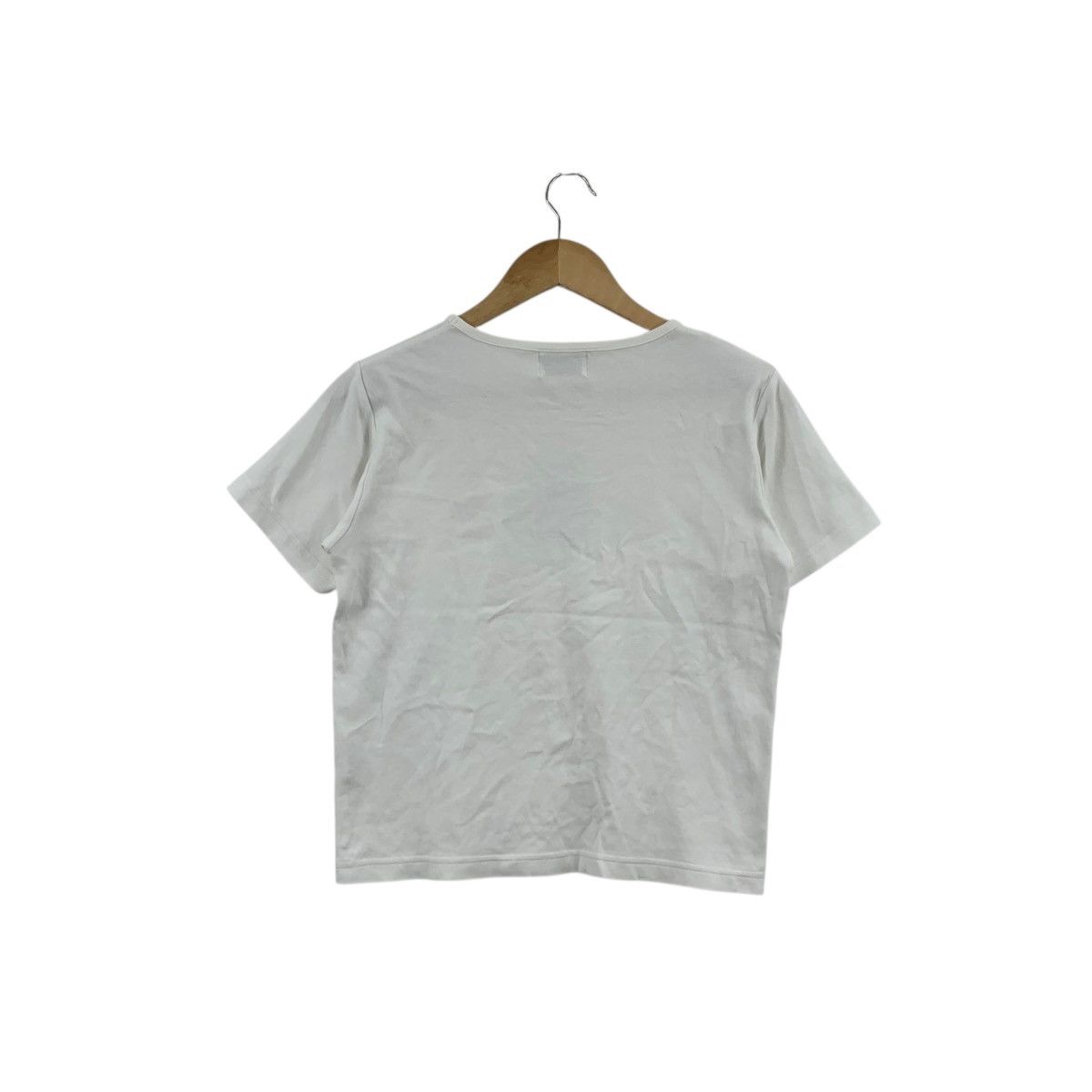 Courreges Vintage COURREGES PARIS Embroidered Logo Tee Shirt Top Size S / US 4 / IT 40 - 6 Thumbnail