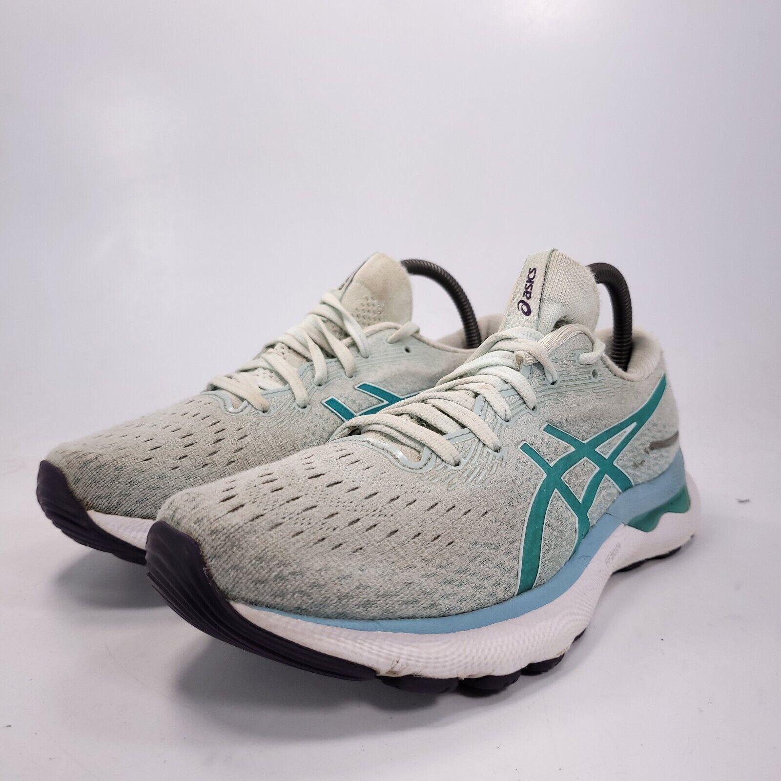 Asics Asics Gel-Nimbus 24 Shoes Women Size 8.5 1012B199 White Blue Size US 8.5 / IT 38.5 - 1 Thumbnail
