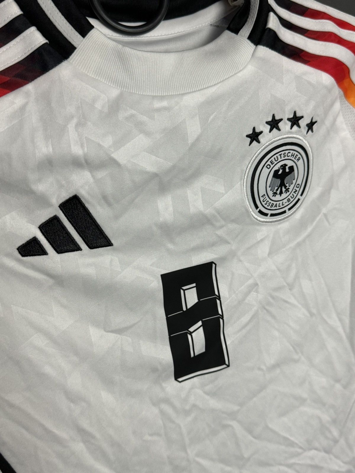 Adidas KIDS New Germany 24/25 Home Kroos Football Jersey T-Shirt Size US XS / EU 42 / 0 - 4 Thumbnail