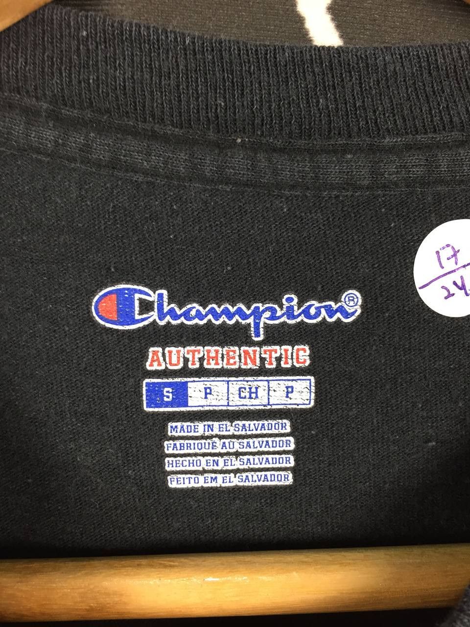 Champion × Vintage Champion Authentic Spell Out Logo Essential Tee Size US S / EU 44-46 / 1 - 8 Thumbnail