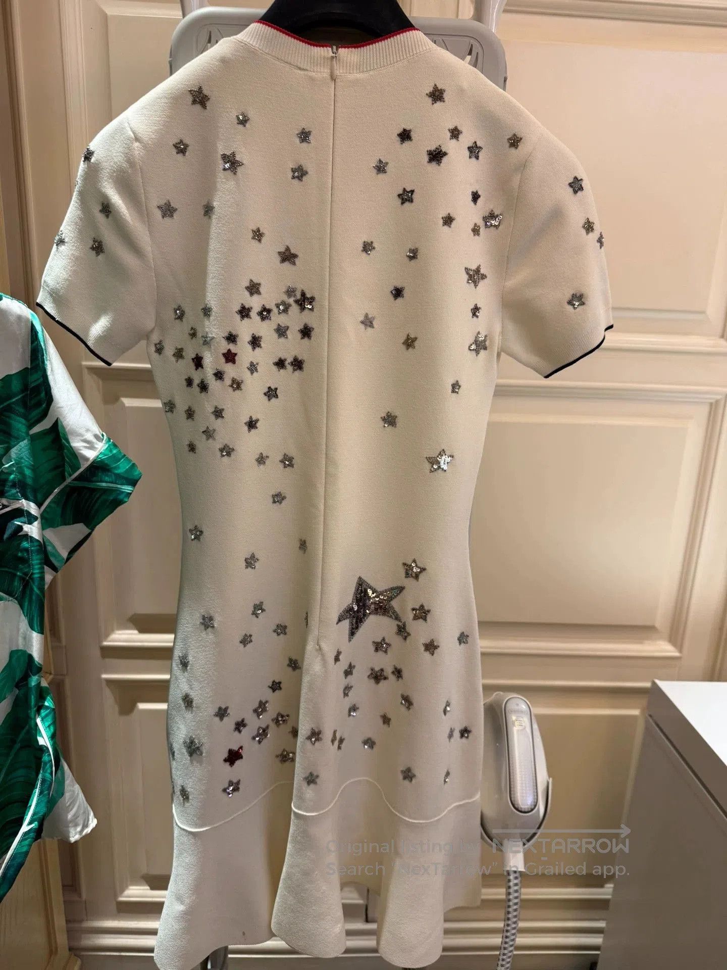 Valentino Valentino Beige Knit Star Dress. Size US S / EU 44-46 / 1 - 2 Thumbnail