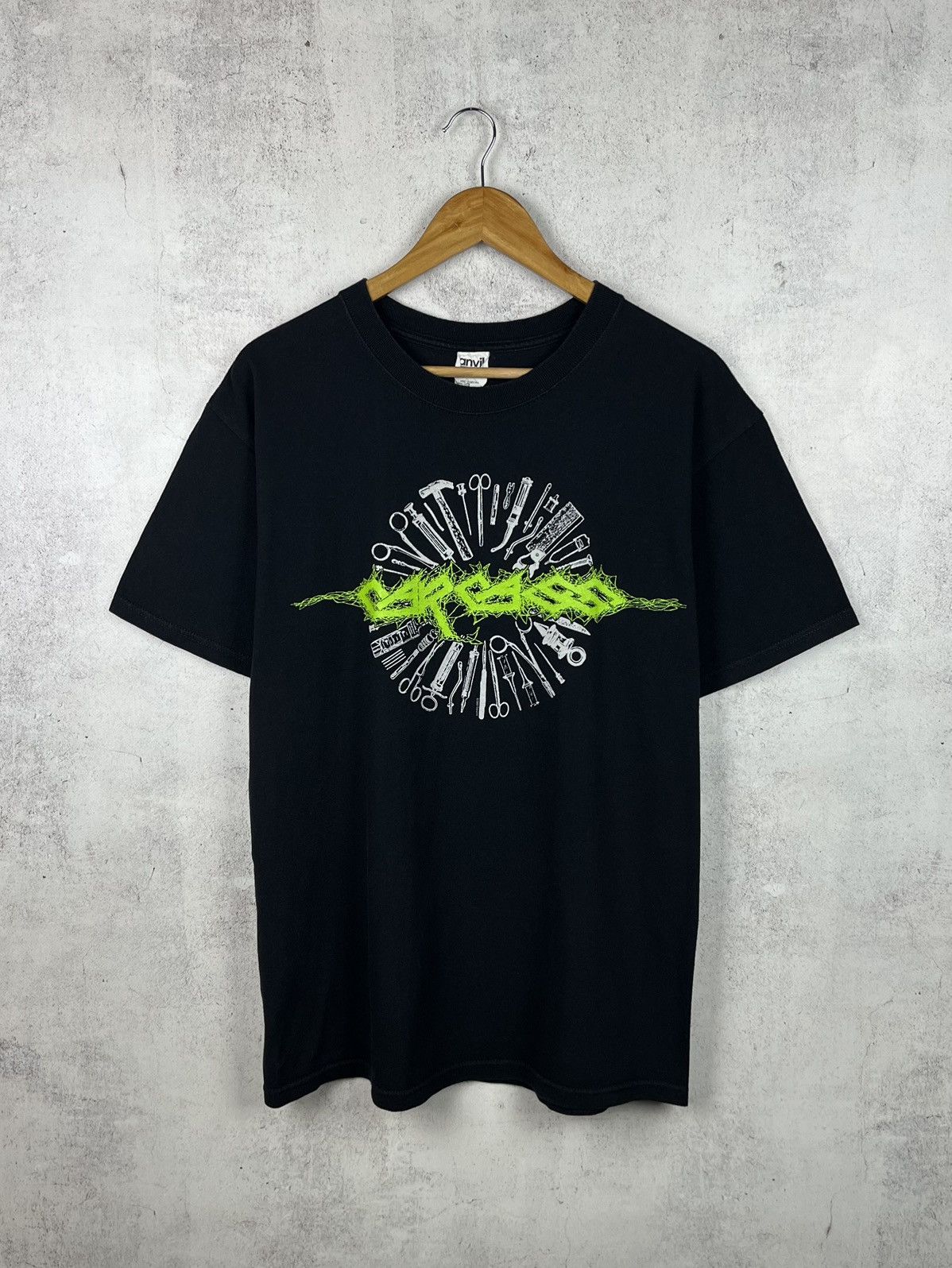 Band Tees Vintage Carcass In Grind We Trust Promo Metal T-Shirt Size US L / EU 52-54 / 3 - 1 Thumbnail