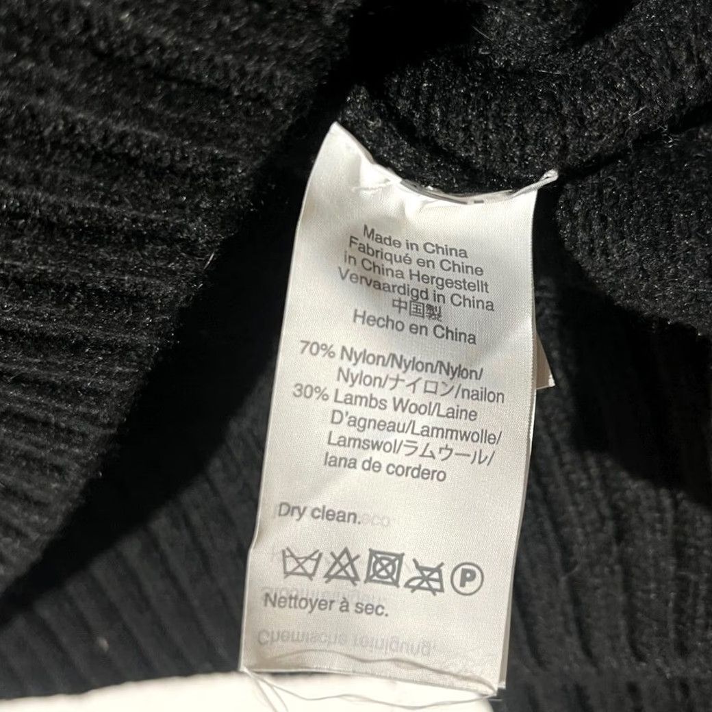 J.Crew VINTAGE J. Crew Wool Blend Black 2 Silver Button Pullover Sweater Women's Size L Size L / US 10 / IT 46 - 3 Thumbnail