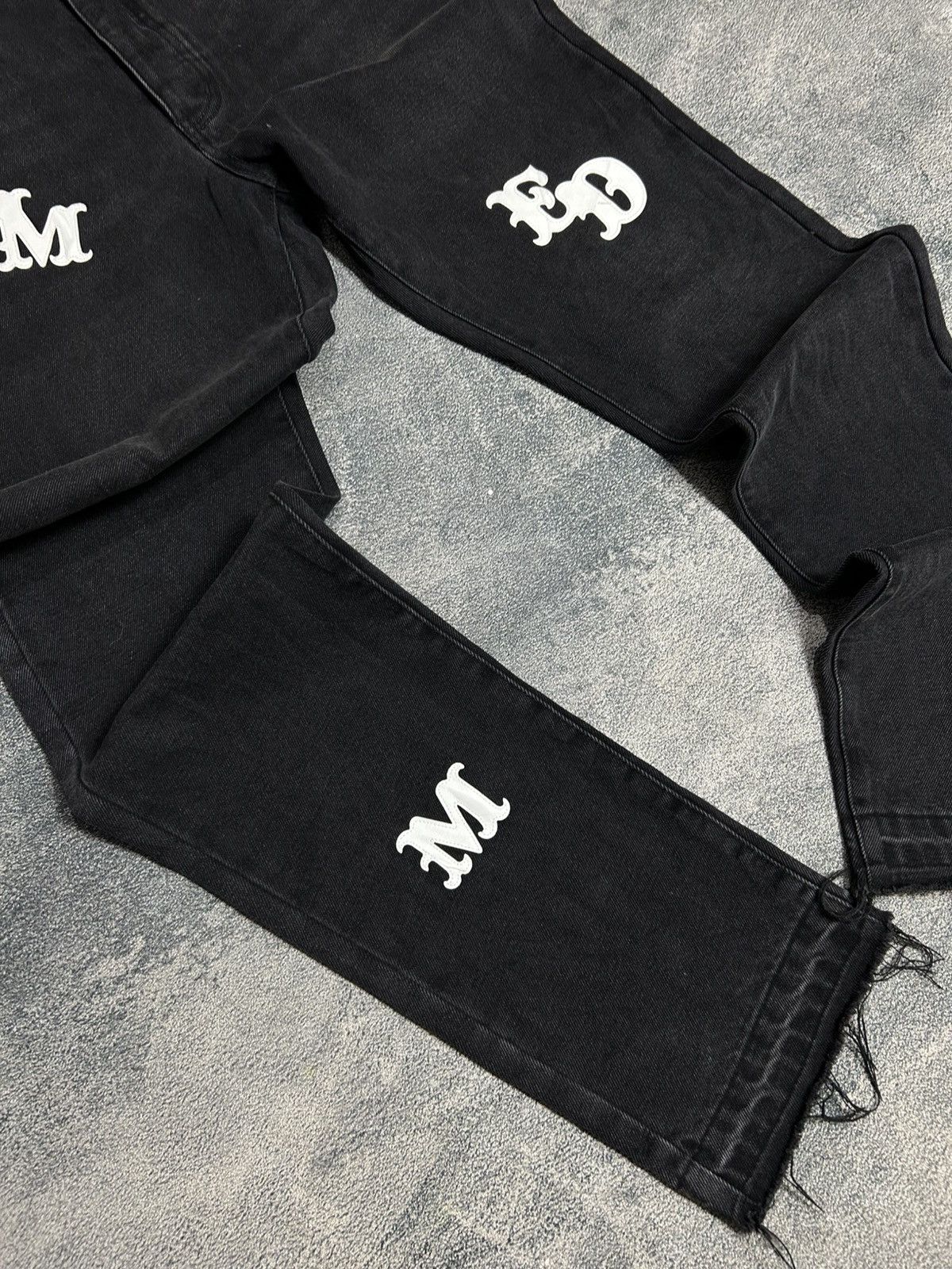 Japanese Brand Mr Enjoy Da Money SS21 Letter Trousesr CH style Size US 33 - 3 Thumbnail