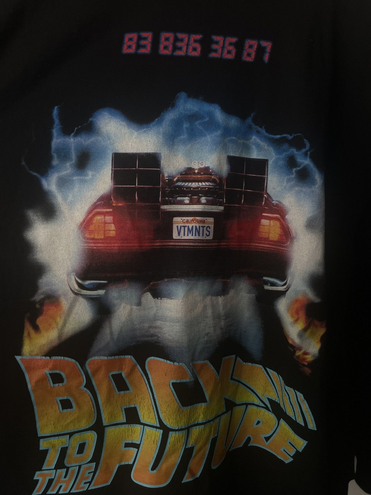VTMNTS × Vetements VTMNTS Back To The Future Tee | Grailed