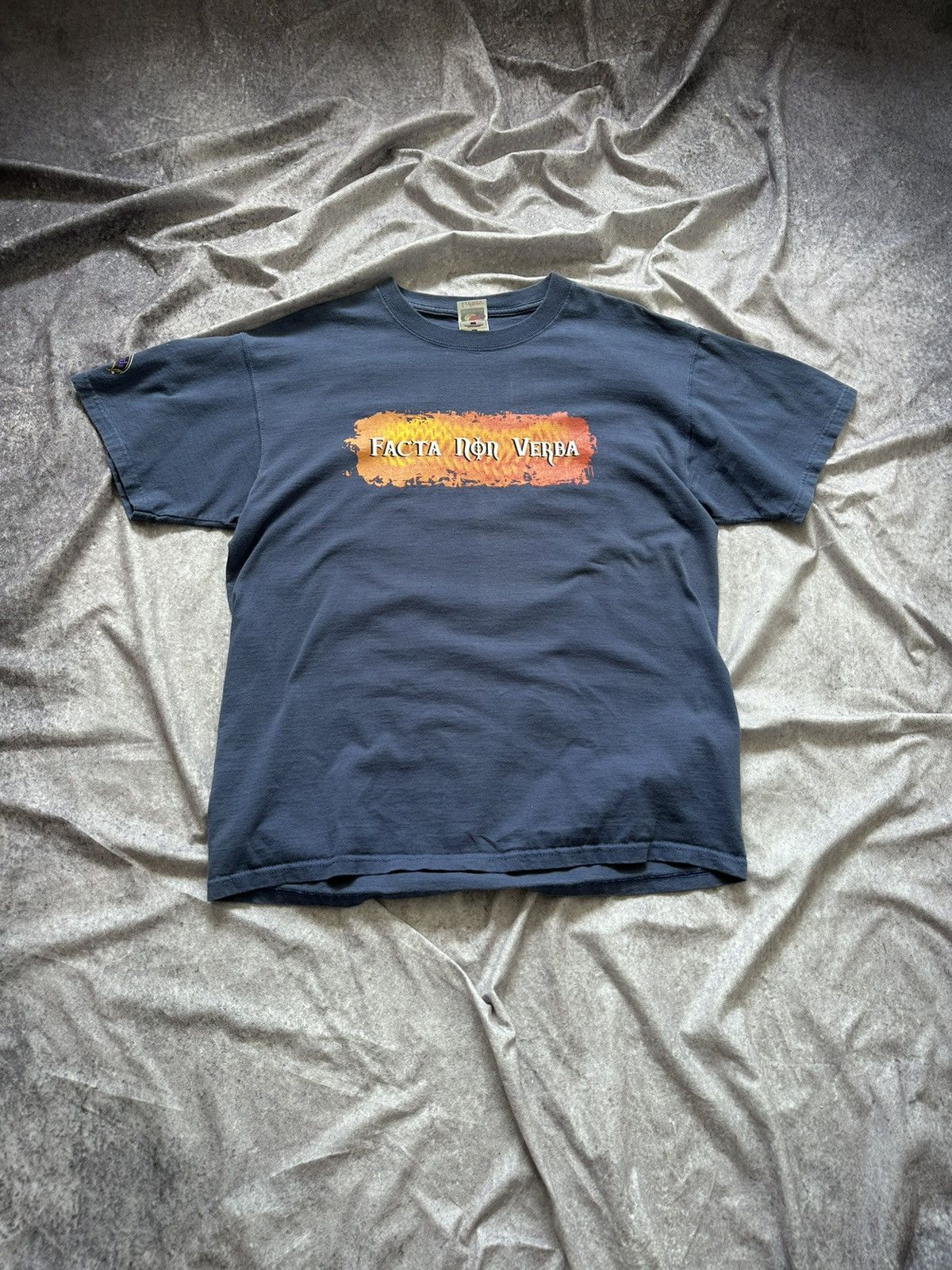 Vintage Vtg 00s Magic The Gathering Facta Non Verba Reya Tee Size US L / EU 52-54 / 3 - 7 Thumbnail