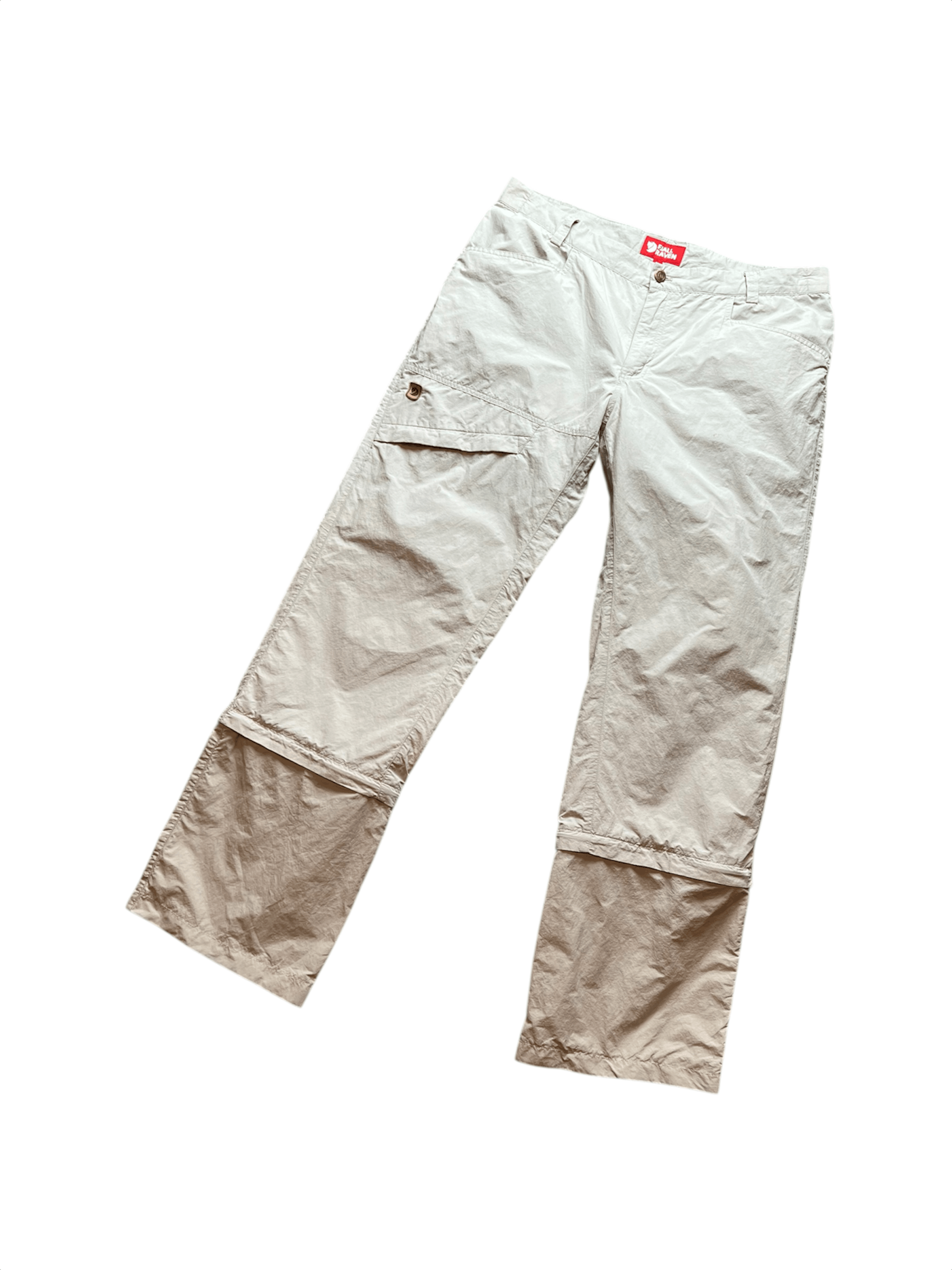 Fjallraven Fjallraven logo outdoor beige pants women’s nylon 2 in 1 zip Size 30" / US 8 / IT 44 - 1 Thumbnail
