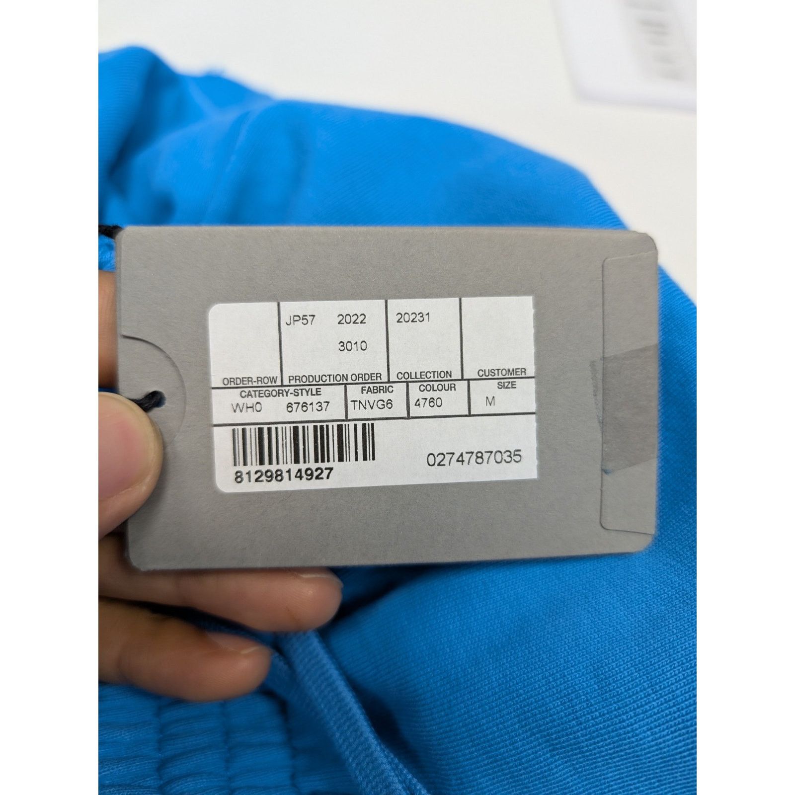 Balenciaga o1rshd1 Q:2 / Pol Camp Crack Print Med Moll Shorts in Blue Size US 32 / EU 48 - 16 Thumbnail