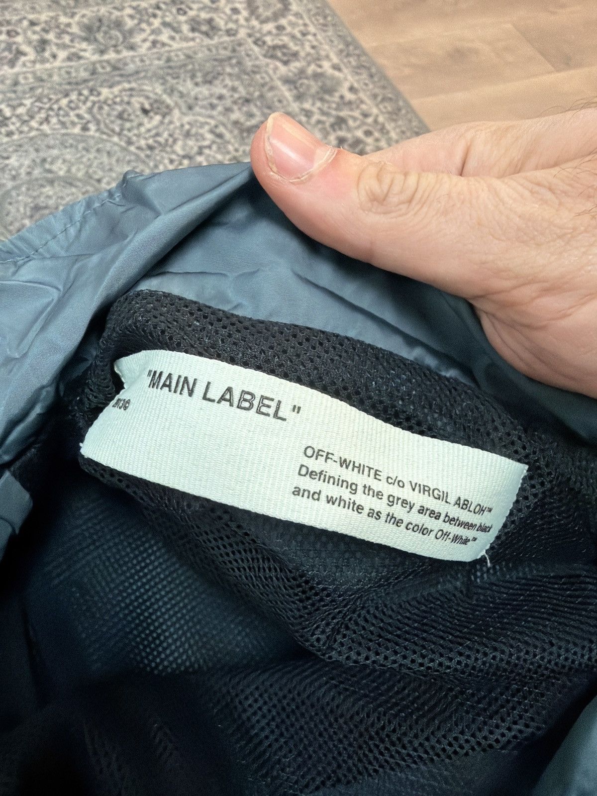 Off-White Off white arrows track jacket teal Size US S / EU 44-46 / 1 - 8 Thumbnail