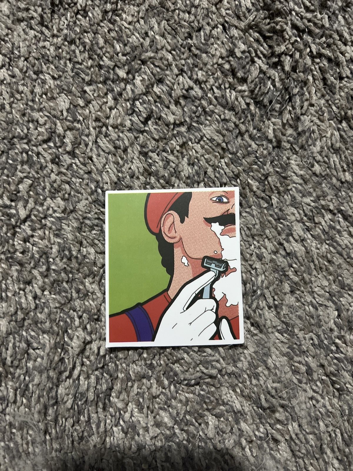 Nintendo Super Mario Shaving Sticker Size ONE SIZE - 1 Thumbnail