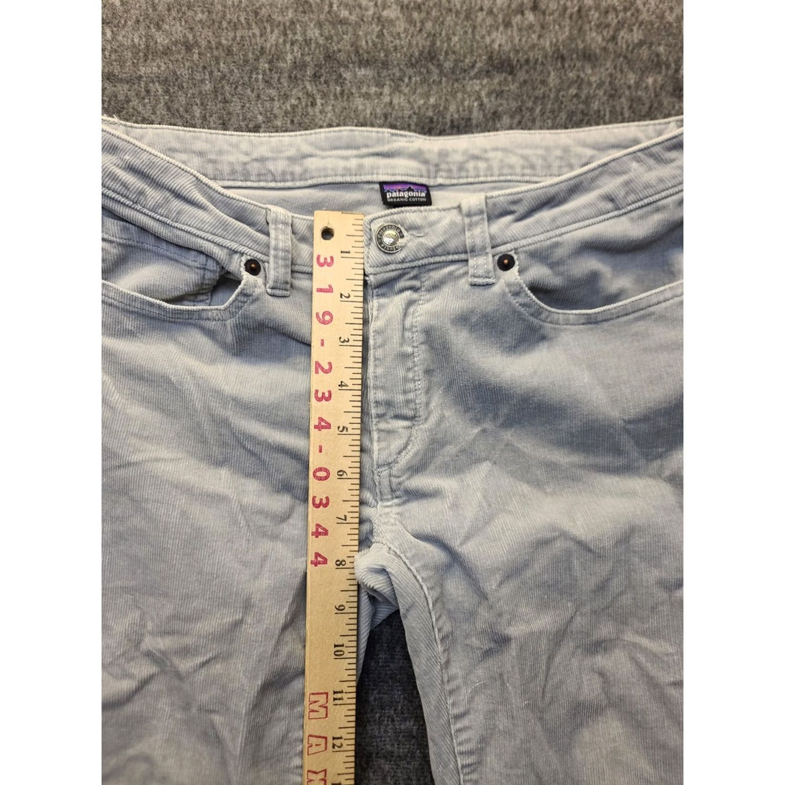 Patagonia Patagonia Pants Womens 29x31 Corduroy Slim Fit Mid Rise Everyday Gray Cotton Spandex Size 29" - 4 Thumbnail
