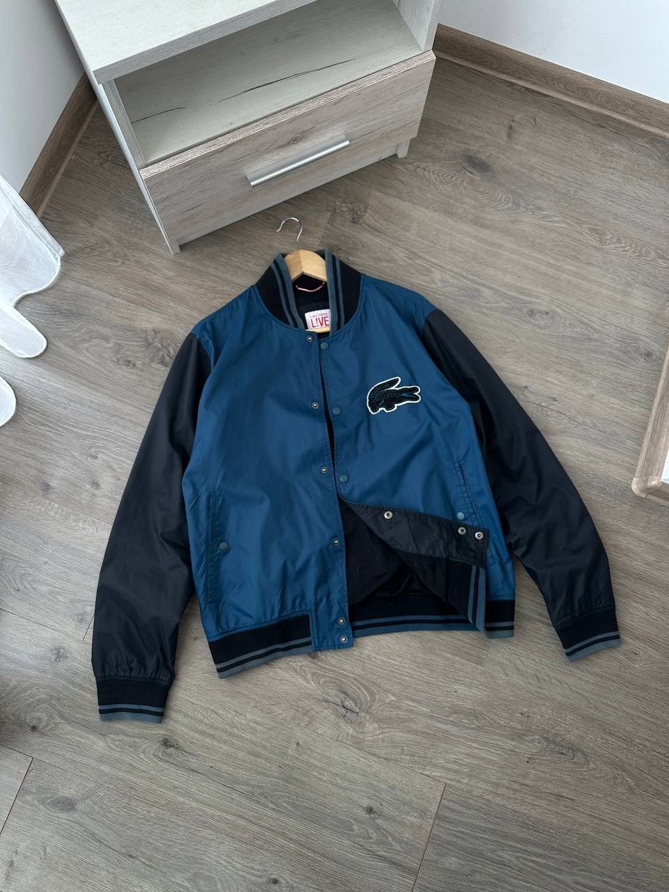 Lacoste × Vintage Vintage Lacoste Live Blue Light Big Logo Jacket Size US L / EU 52-54 / 3 - 5 Thumbnail