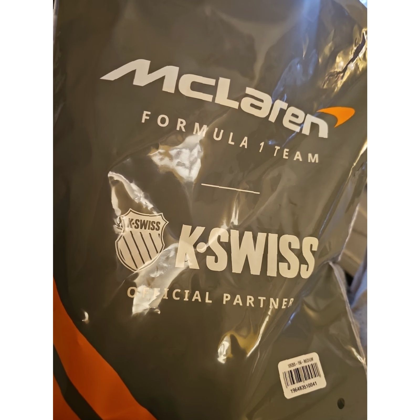 K-Swiss K-SWISS X MCLAREN Racing Polo Shirt Pocket SIZE MEDIUM Men Size US M / EU 48-50 / 2 - 7 Thumbnail