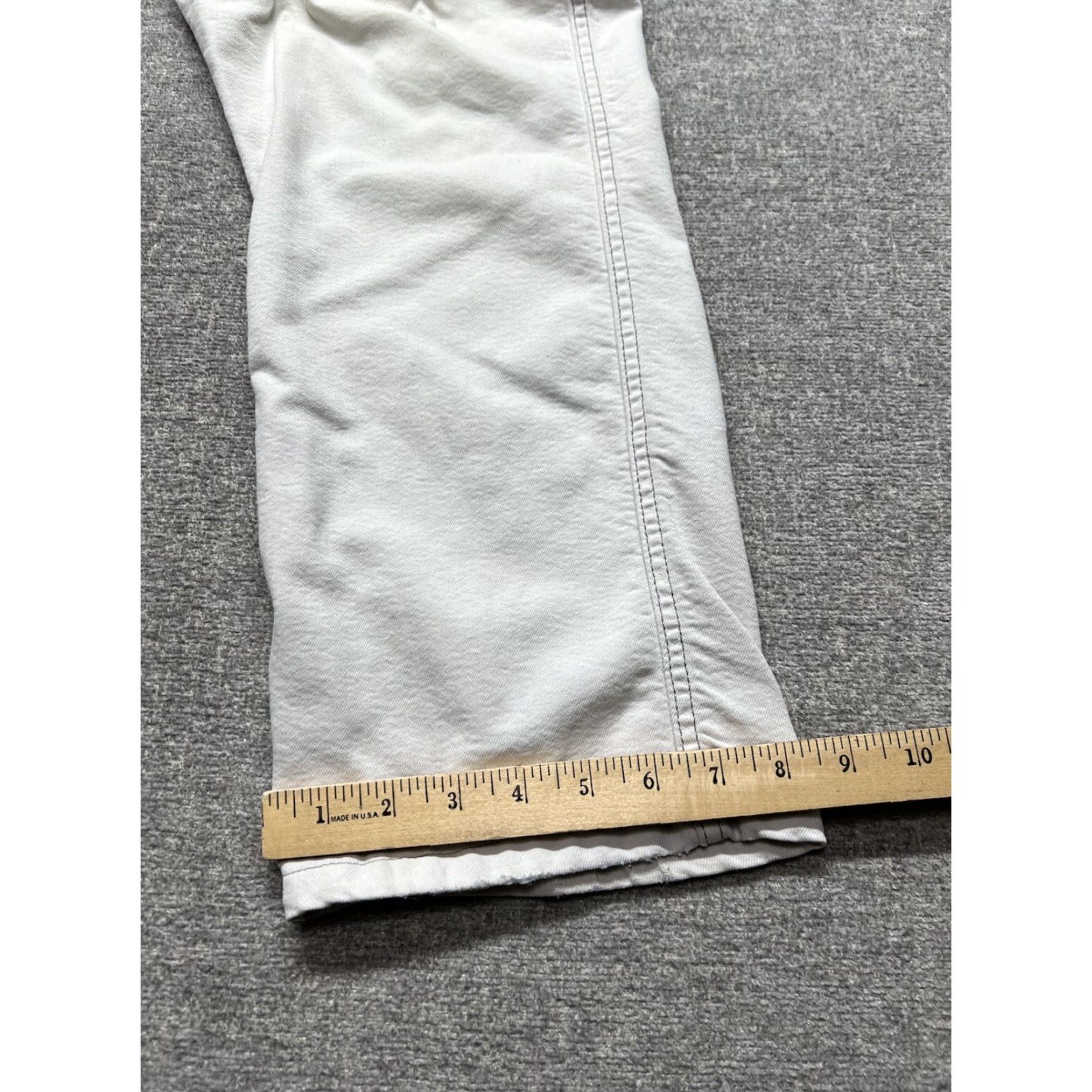 Levi's VINTAGE Levi's 505 Jeans Relaxed Denim 36x23 36 36in White USA Men 5-Pocket Size US 36 / EU 52 - 4 Thumbnail