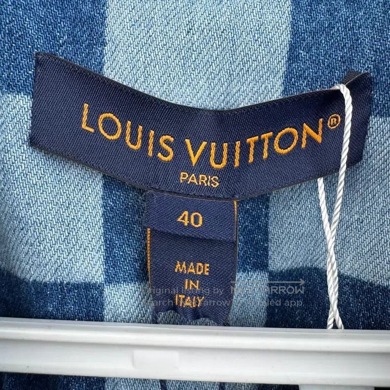 Louis Vuitton Louis Vuitton SS24 Blue Checkerboard Anchor Gold Button Ja Size S / US 4 / IT 40 - 4 Thumbnail