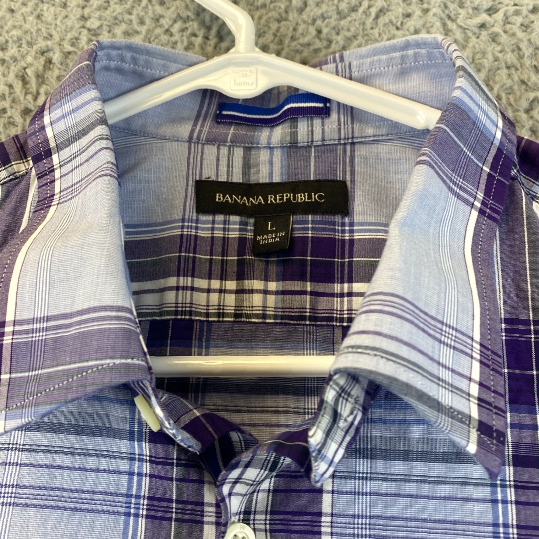 Banana Republic Banana Republic Shirt Mens Large Button Up Plaid Fit Cotton /82-51 Size US L / EU 52-54 / 3 - 4 Thumbnail