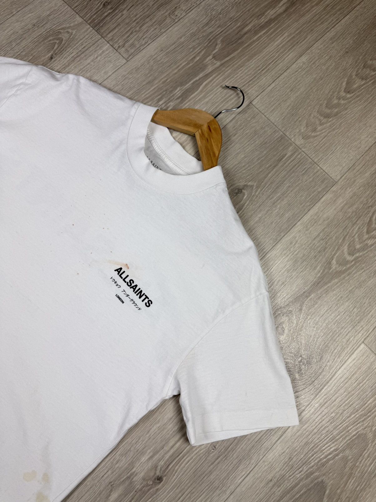 Allsaints Allsaints London Oversized Big Logo T Shirt Size US S / EU 44-46 / 1 - 2 Thumbnail