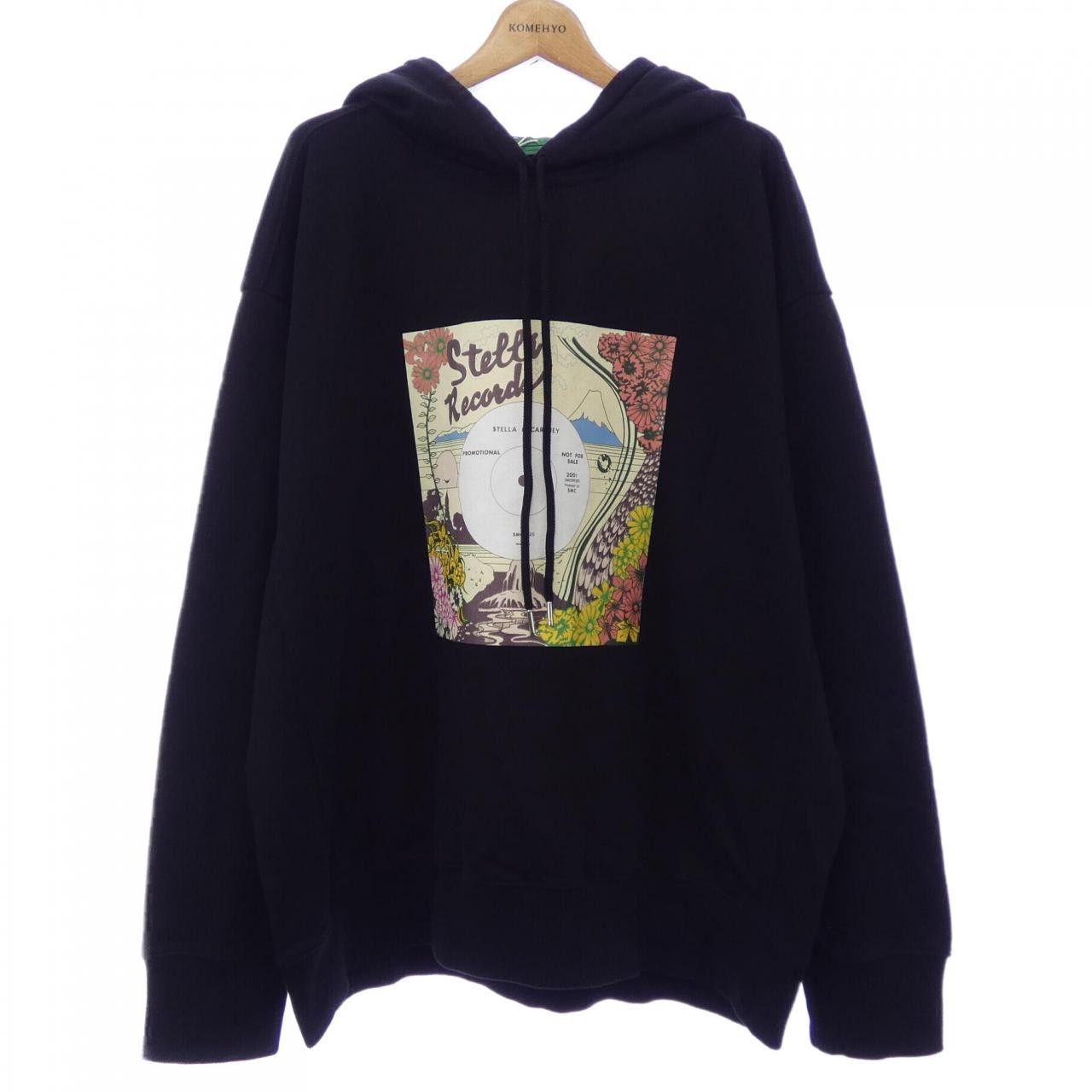Stella McCartney Stella Mccartney Stella McCartney Record Hoodie Cotton Sweatshirts & Hoodies DUTY FREE for USA Size ONE SIZE - 1 Thumbnail