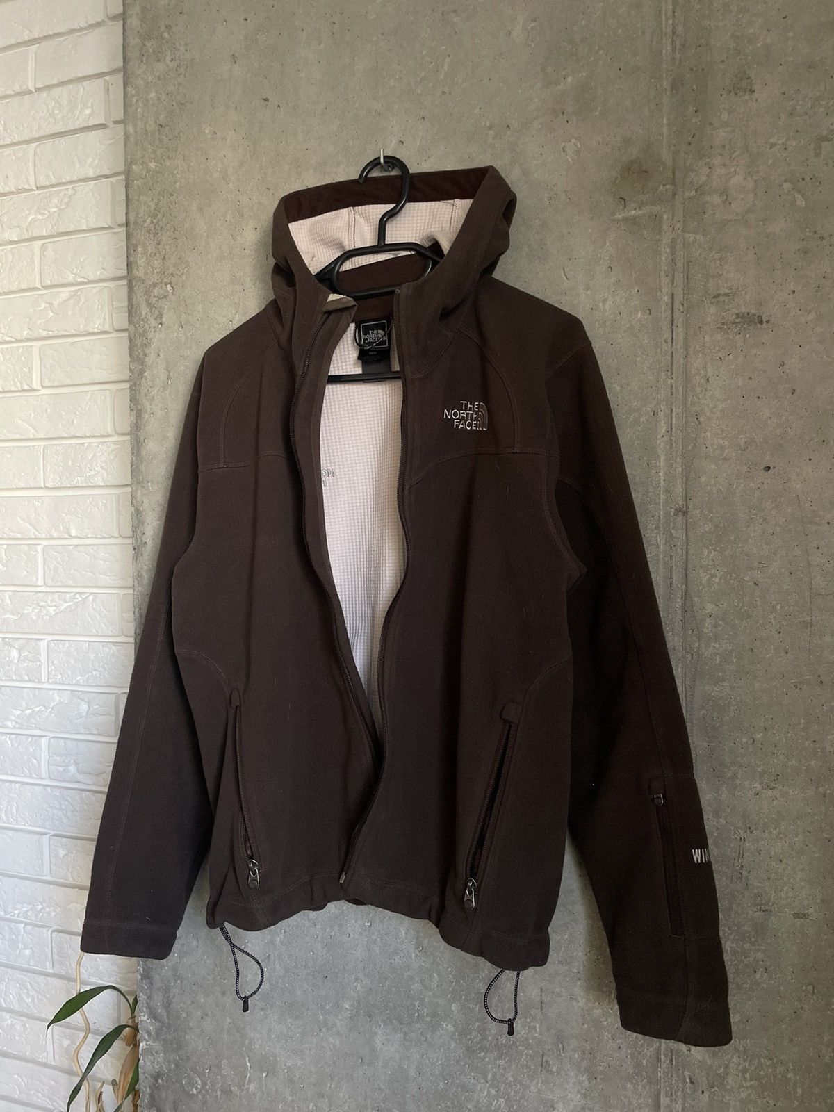 The North Face Vintage The North Face Fleece Zip-Hoodie Brown Jacket Y2k Size M / US 6-8 / IT 42-44 - 6 Thumbnail