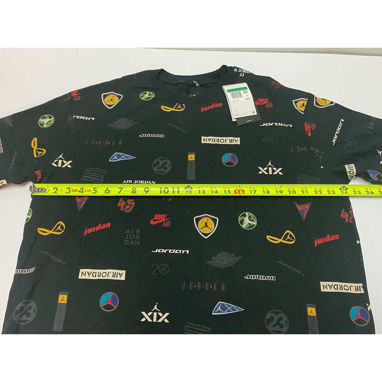 Jordan Brand Air Jordan Loose Fit Jumpman Women's XL Art Tee Short Sleeve Size XL / US 12-14 / IT 48-50 - 6 Thumbnail