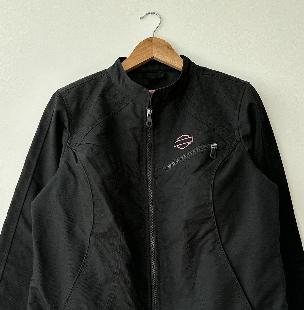 Harley Davidson × Vintage Harley-Davidson Vintage Women's Biker Logo Jacket Coat L Size L / US 10 / IT 46 - 5 Thumbnail