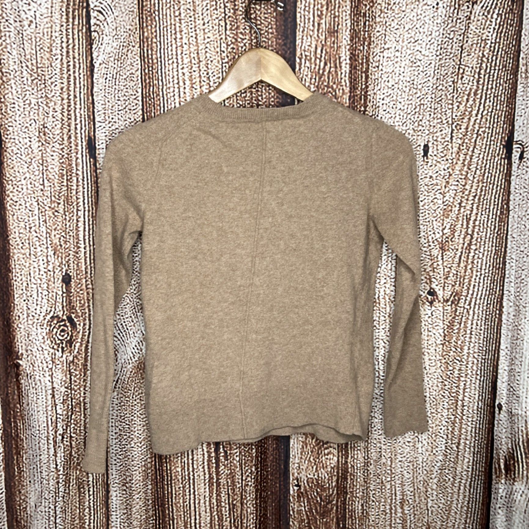 Banana Republic Banana Republic Sweater Womens Sz S Brown Italian Merino Blend Crew Neck Long Sleeve Pullover Knit Casual Fall Winter Spring Size S / US 4 / IT 40 - 3 Thumbnail