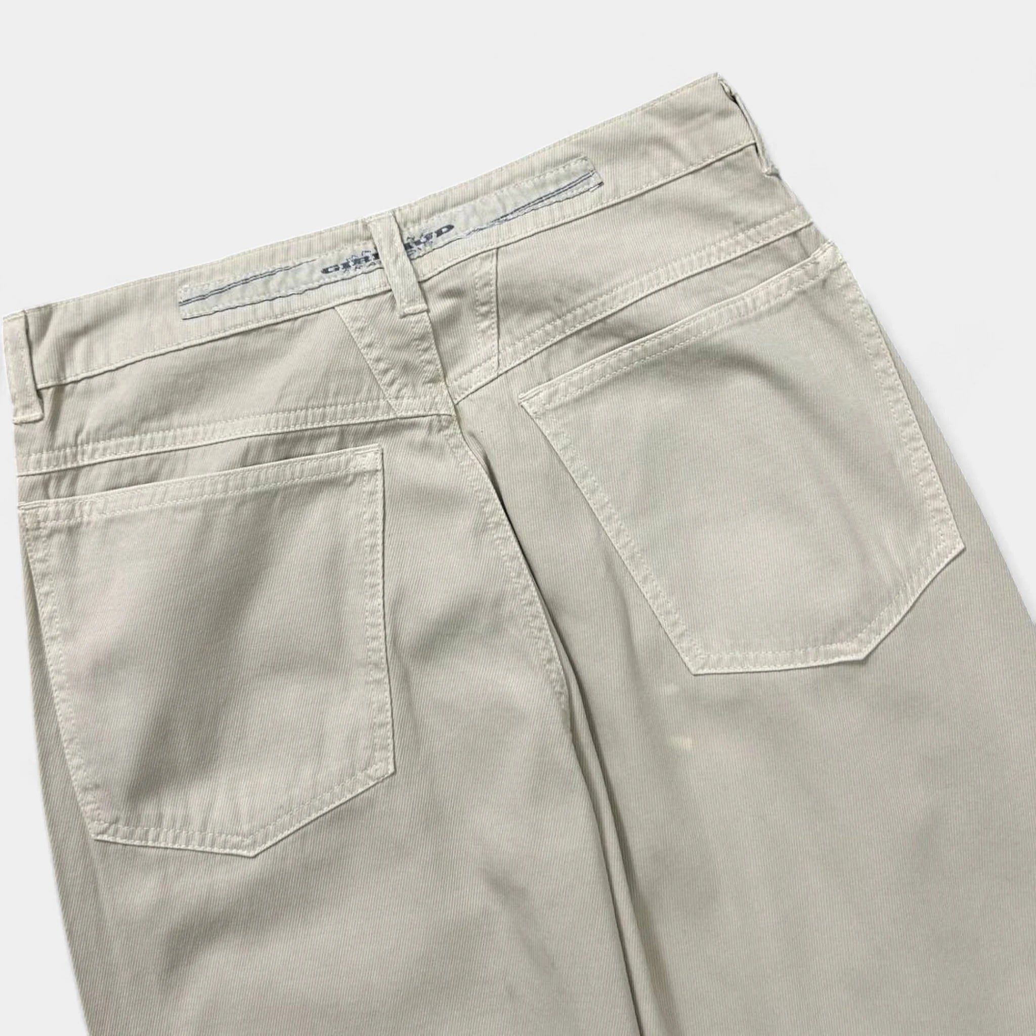 Marithe + Francois Girbaud Marithé + François Girbaud 1990s Beige Carpenter Pants Size US 31 - 6 Thumbnail