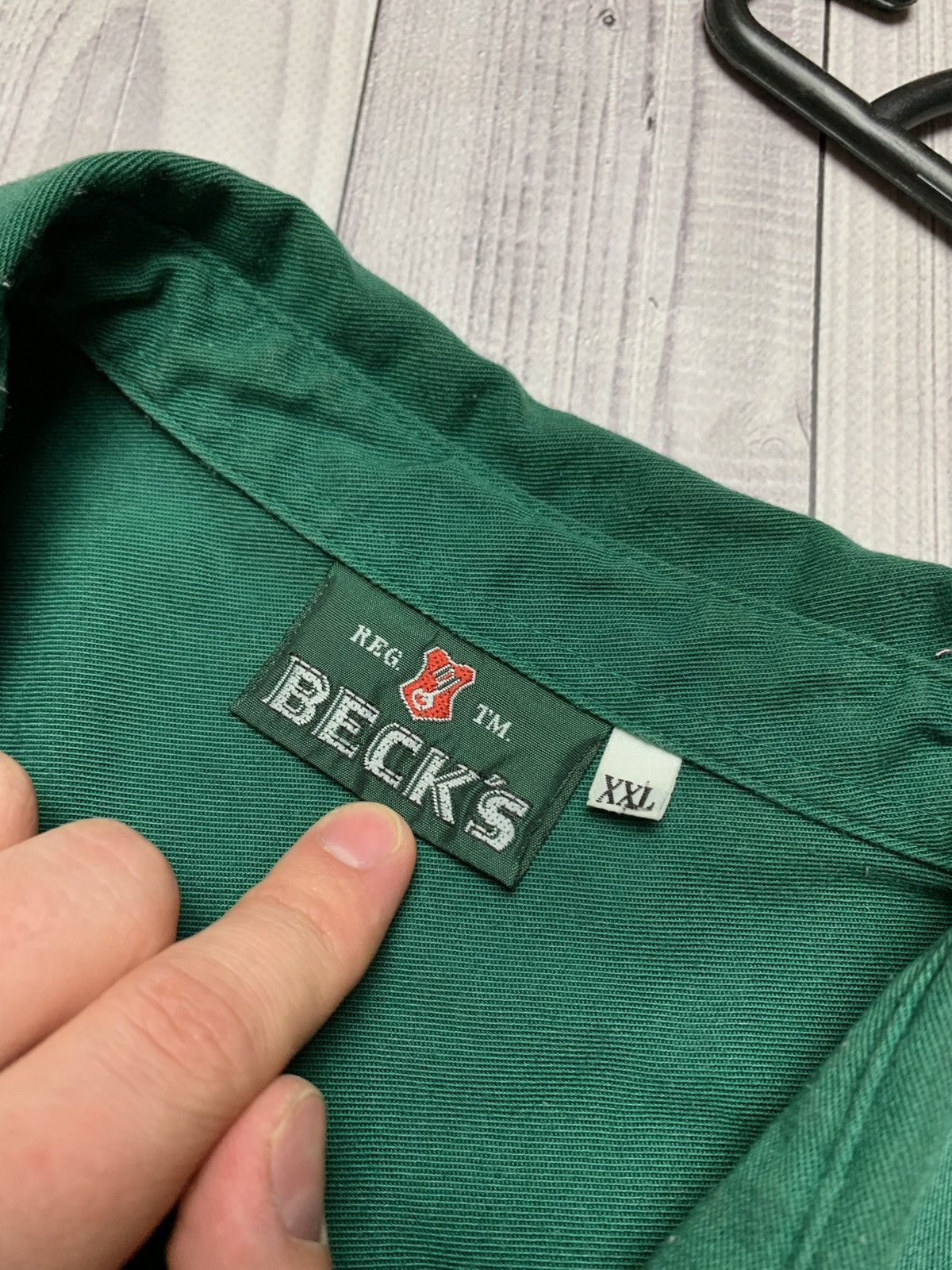 Vintage Becks vintage racing shirt button up size XXL Size US XXL / EU 58 / 5 - 3 Thumbnail