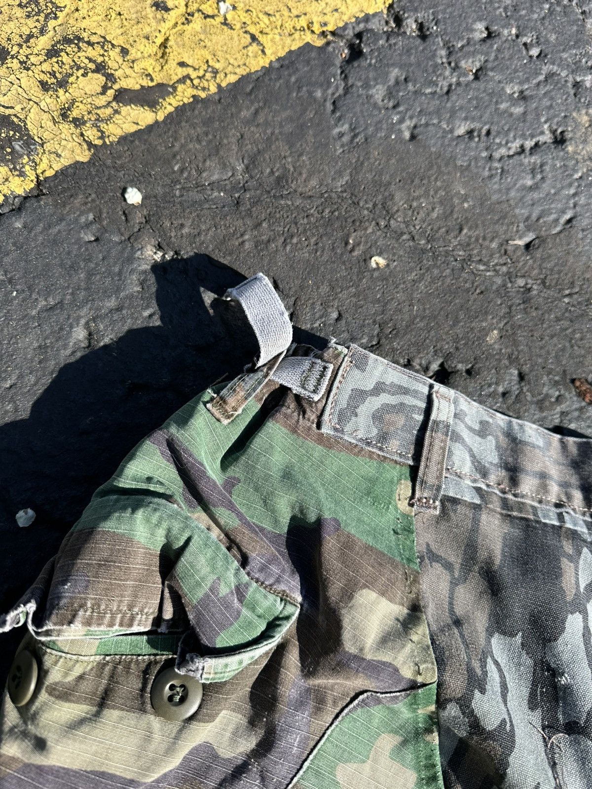 Vintage Custom Camo Military Cargo Pants by Drew Reid’s Denim Repair Size US 36 / EU 52 - 6 Thumbnail
