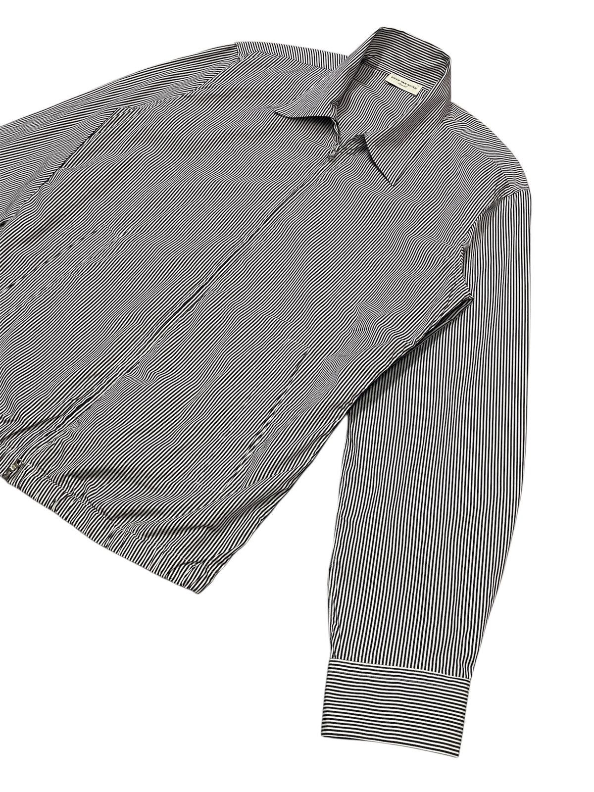 Dries Van Noten Dries Van Noten Charcoal Stripe Thin Cotton Jacket Size L / US 10 / IT 46 - 21 Thumbnail