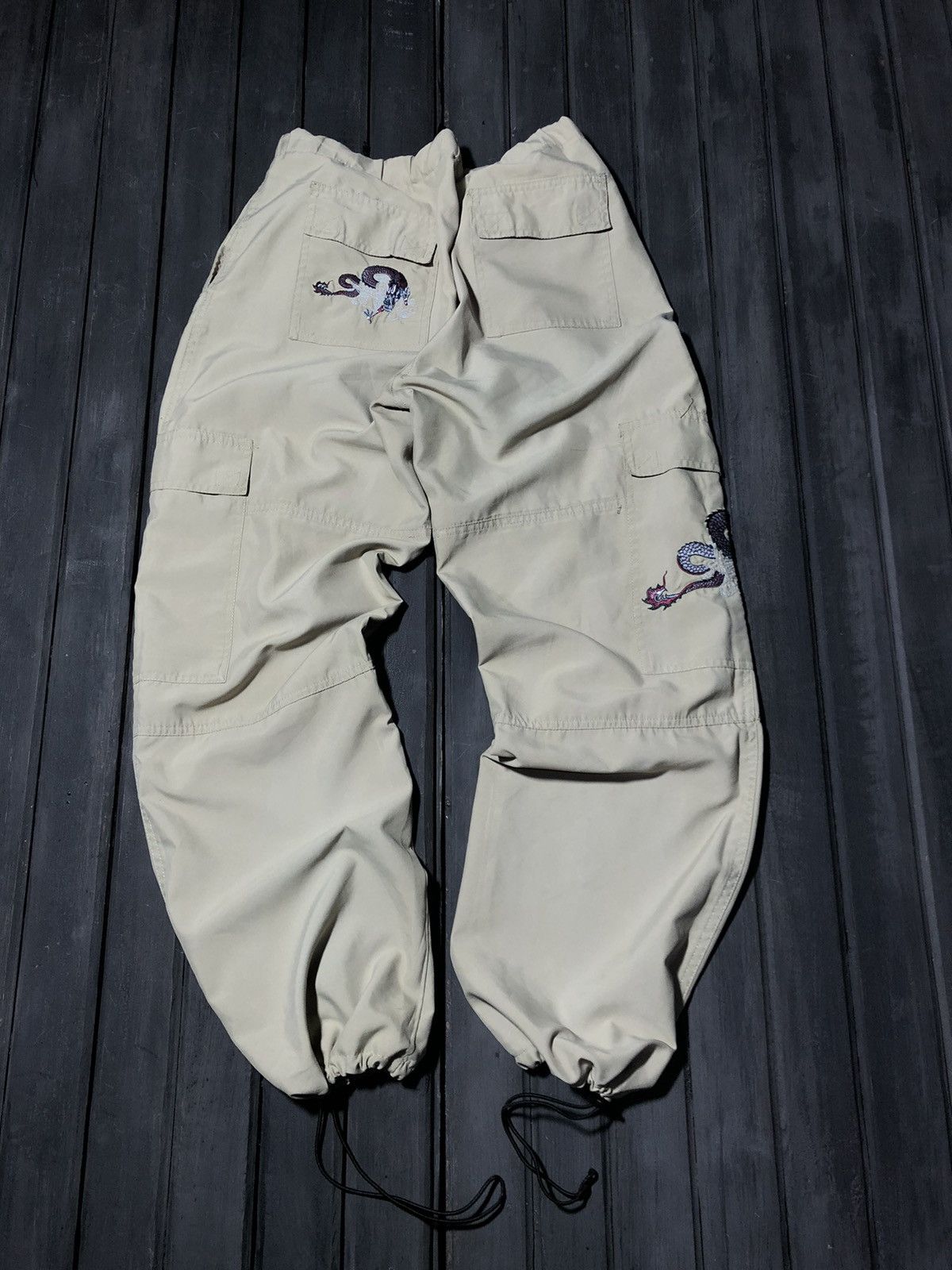 Hysteric Glamour × Japanese Brand VTG BALENCIAGA JUNYA WATANABE STYLE WASHED CARGO JEANS 90s Size US 32 / EU 48 - 1 Thumbnail