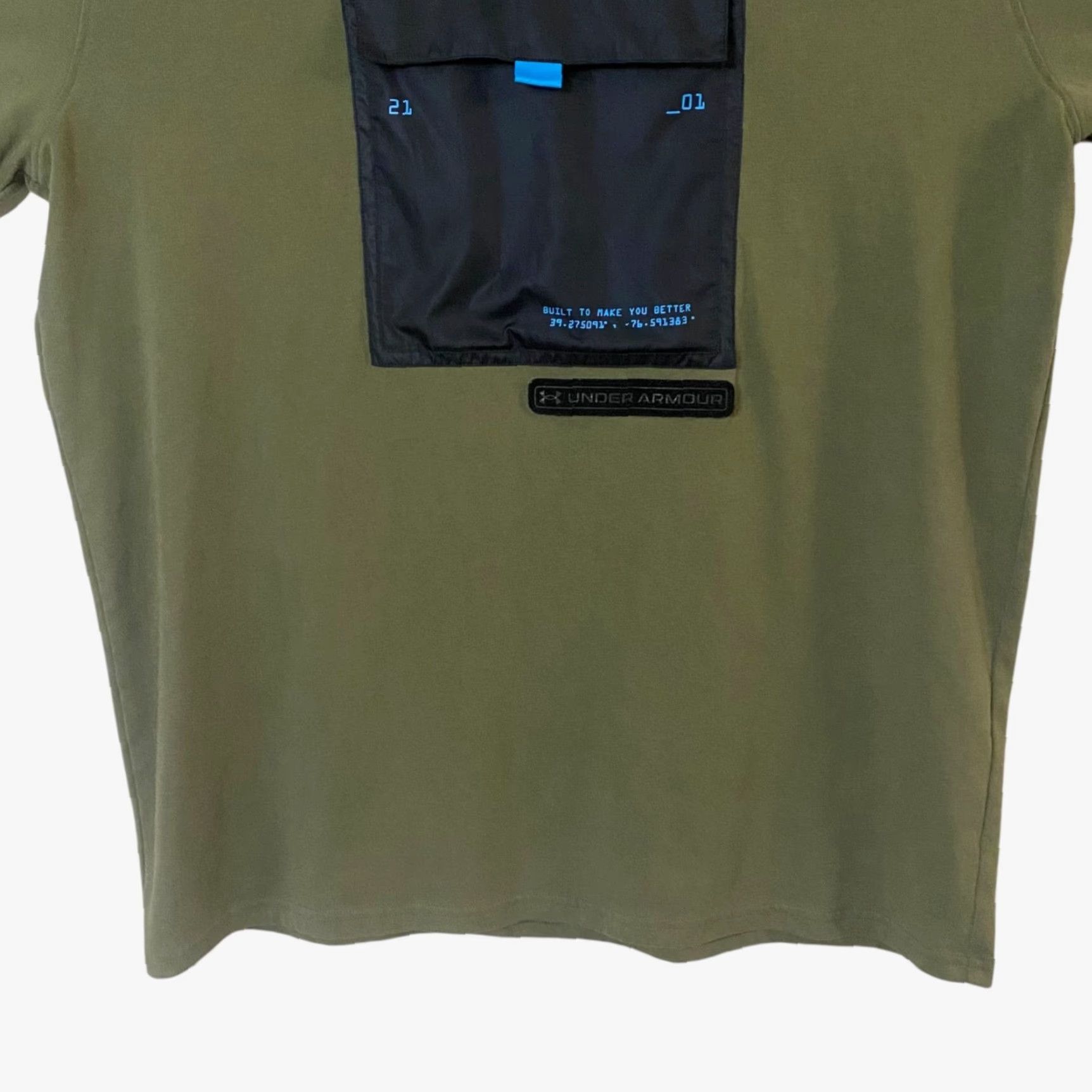 Under Armour Under Armour Utility Long-Sleeve Shirt Green Mens XL Crew Neck Pocket T-Shirt Casual Streetwear Size US XL / EU 56 / 4 - 6 Thumbnail
