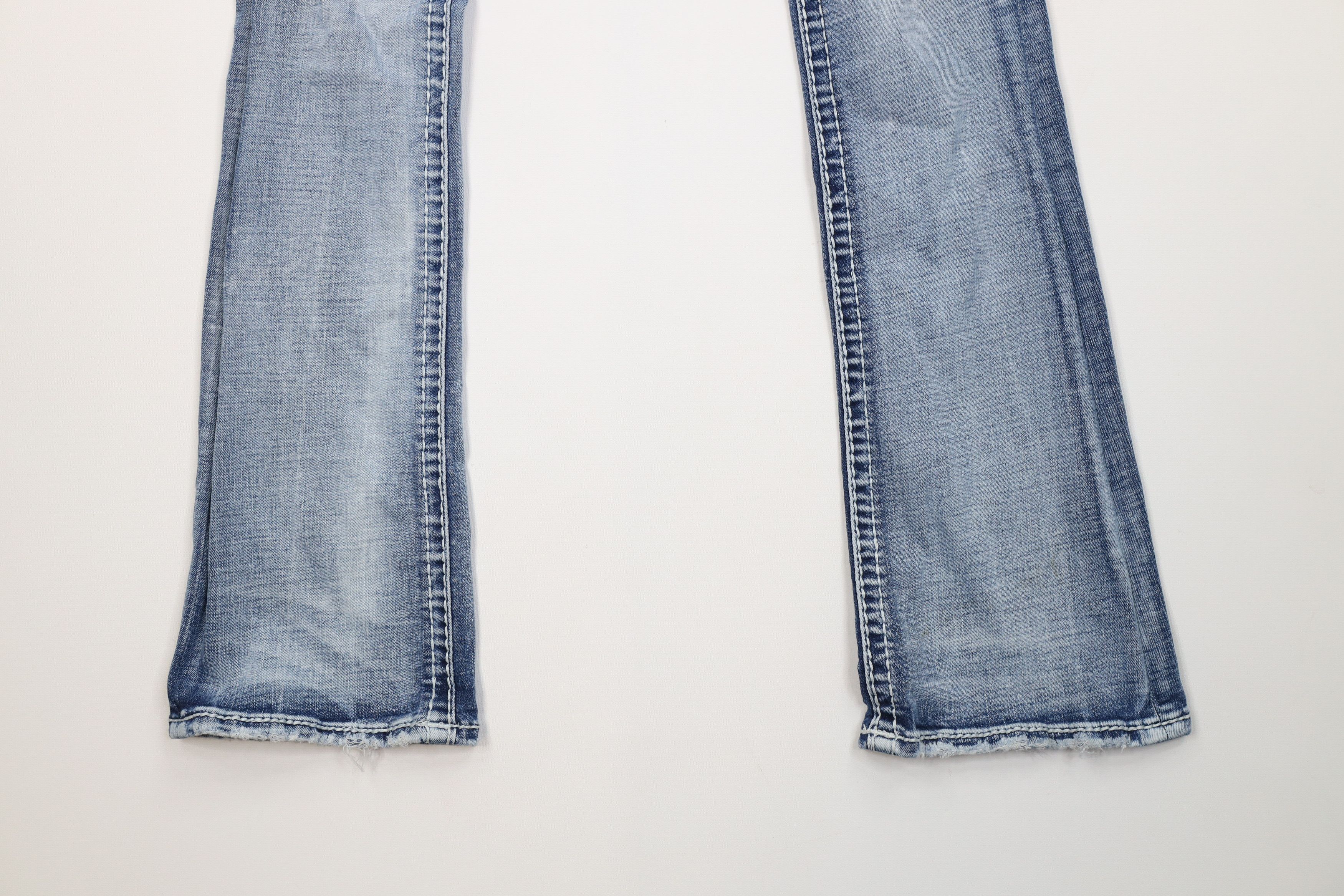 Rock Revival Rock Revival Thick Stitch Jeweled Sundee Bootcut Jeans Blue Size 26" / US 2 / IT 38 - 4 Thumbnail