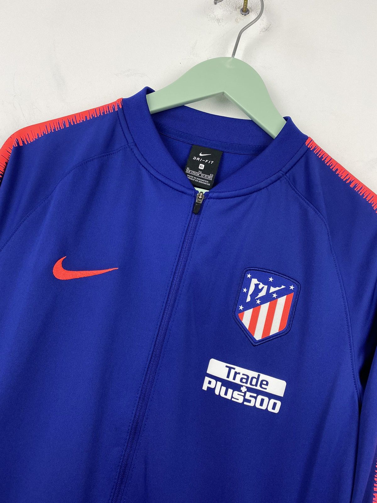 Nike Atletico Madrid Nike Track Football Soccer Jacket PSG Milan Size US S / EU 44-46 / 1 - 2 Thumbnail