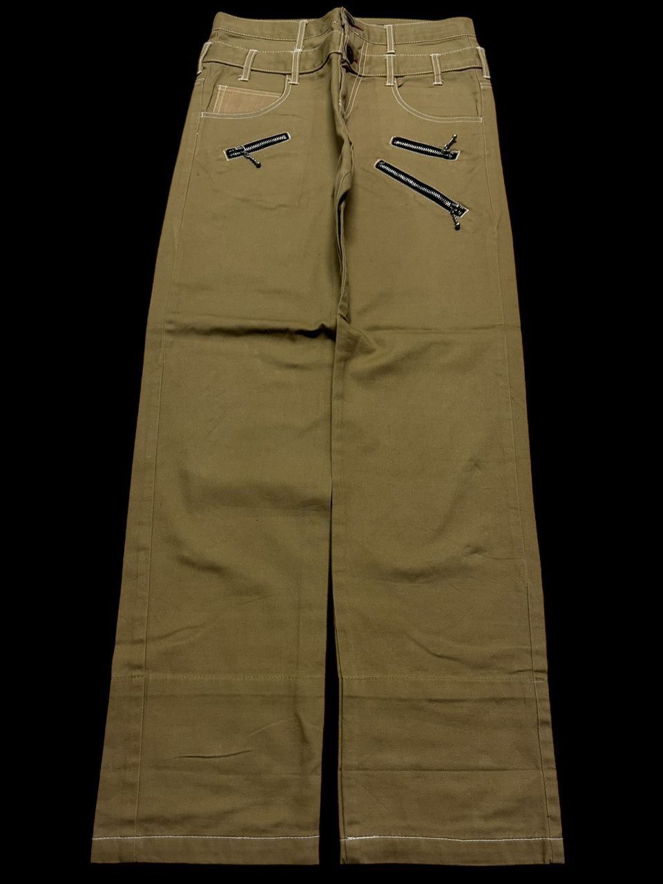 semanticdesign 💥Double Waist💥Vintage Y2K SemanticDesign Multi-Zipper Pants Size US 29 - 1 Thumbnail
