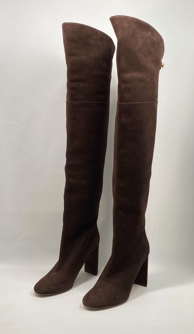 Mason's MAISON SKORPIOS Marylin Suede Over The Knee Boots size 40 Size US 10 / IT 40 - 3 Thumbnail