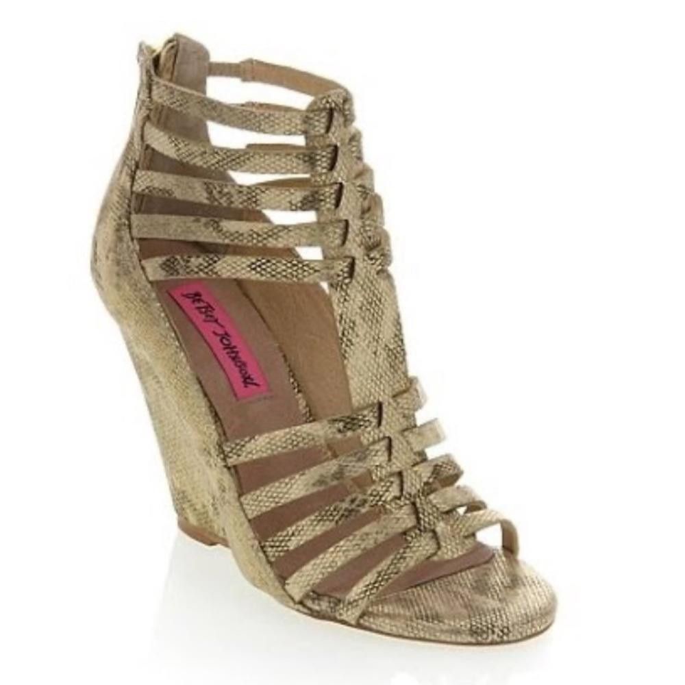 Designer Betsey Johnson l Bonito Wedges 6 Size US 6 / IT 36 - 1 Thumbnail