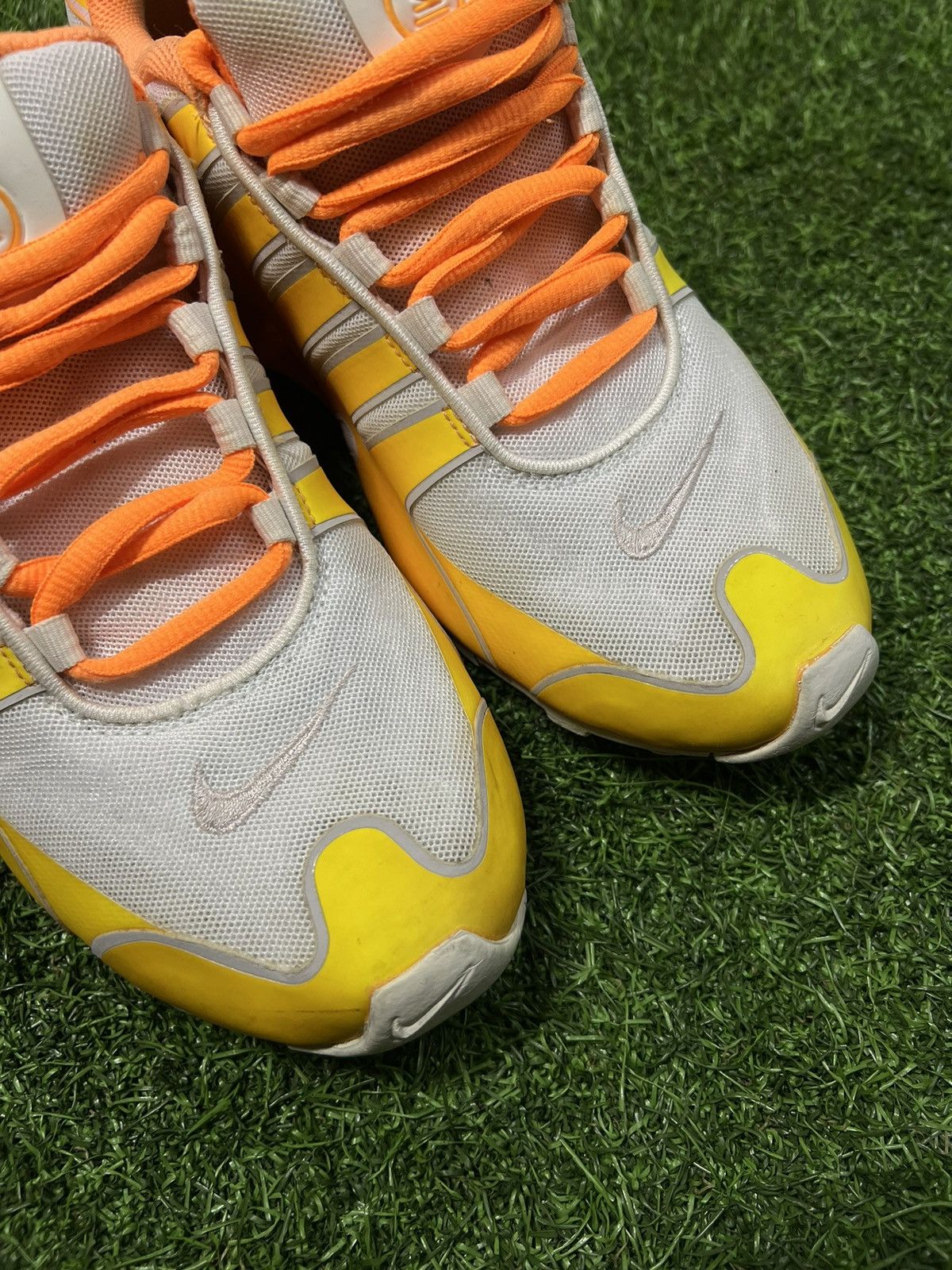 Nike × Vintage Y2K NIKE SHOX NZ “Bright Citrus” Size US 9.5 / IT 39.5 - 4 Thumbnail