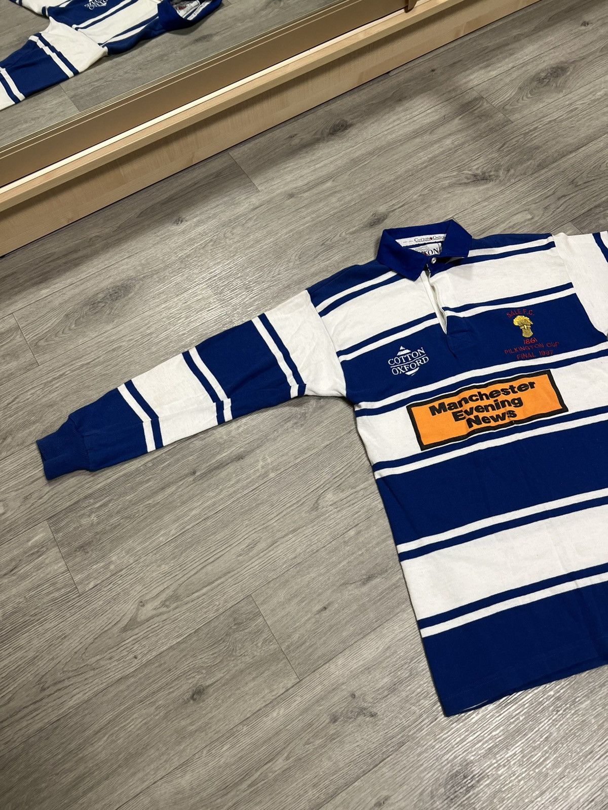 Vintage Cotton Oxford Pilkington Final Cup Rugby 1996/1997 Size S Size US S / EU 44-46 / 1 - 2 Thumbnail