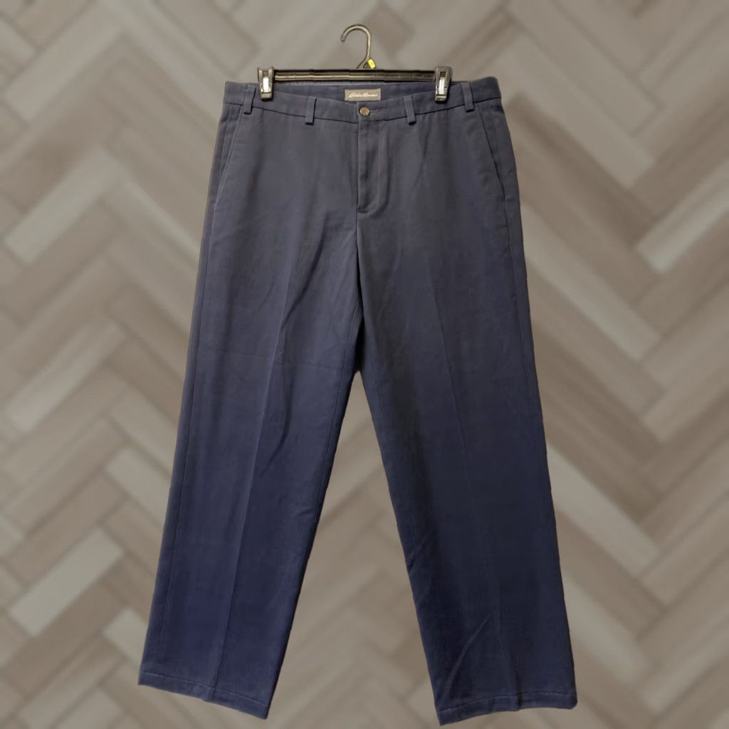 Eddie Bauer VINTAGE Eddie Bauer Chino Pants Mens 38x32 NAVY Casual Workwear /0666 Size US 38 / EU 54 - 1 Thumbnail