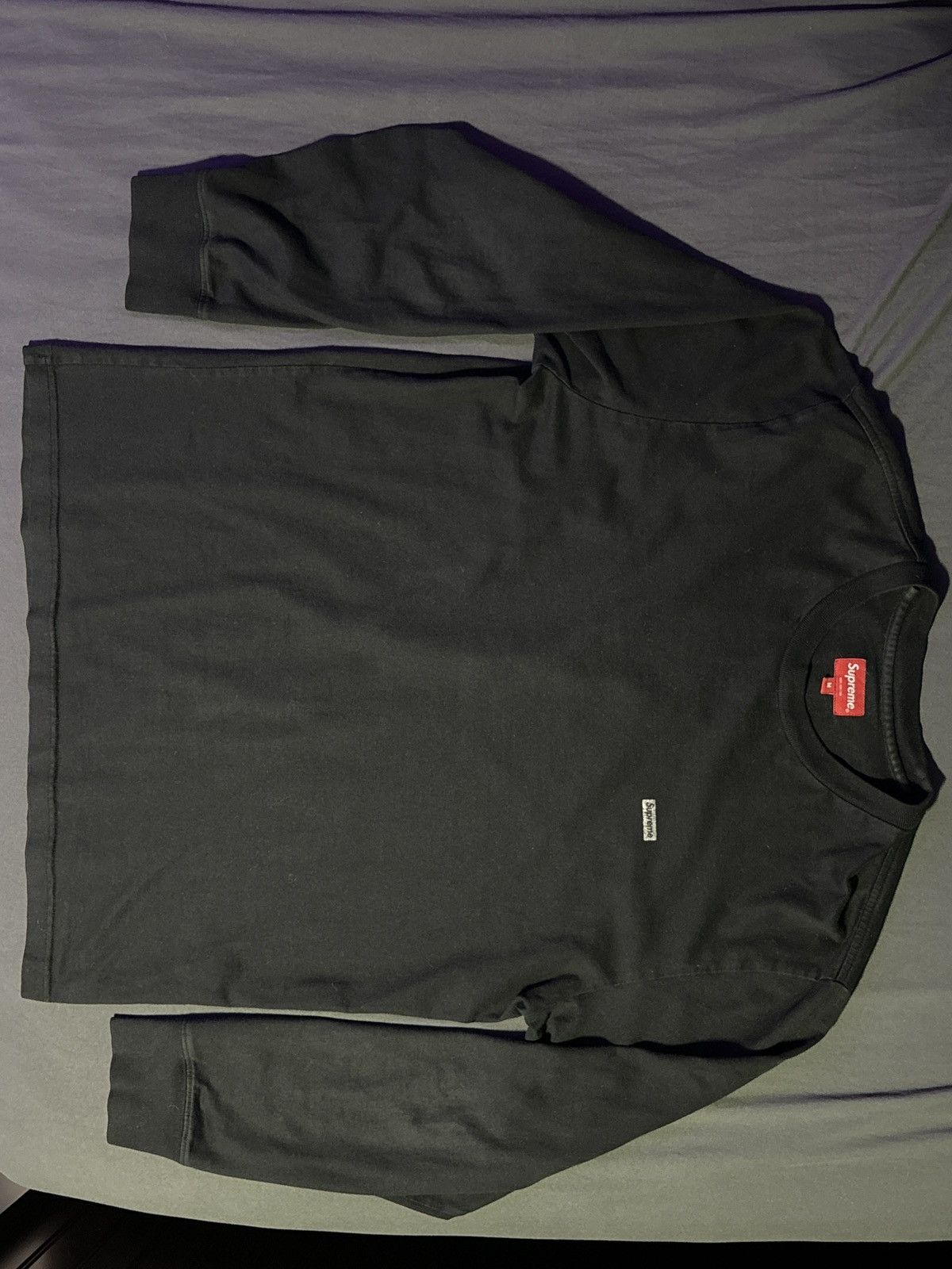 Supreme Supreme metallic box logo long sleeve tee Size US M / EU 48-50 / 2 - 1 Thumbnail