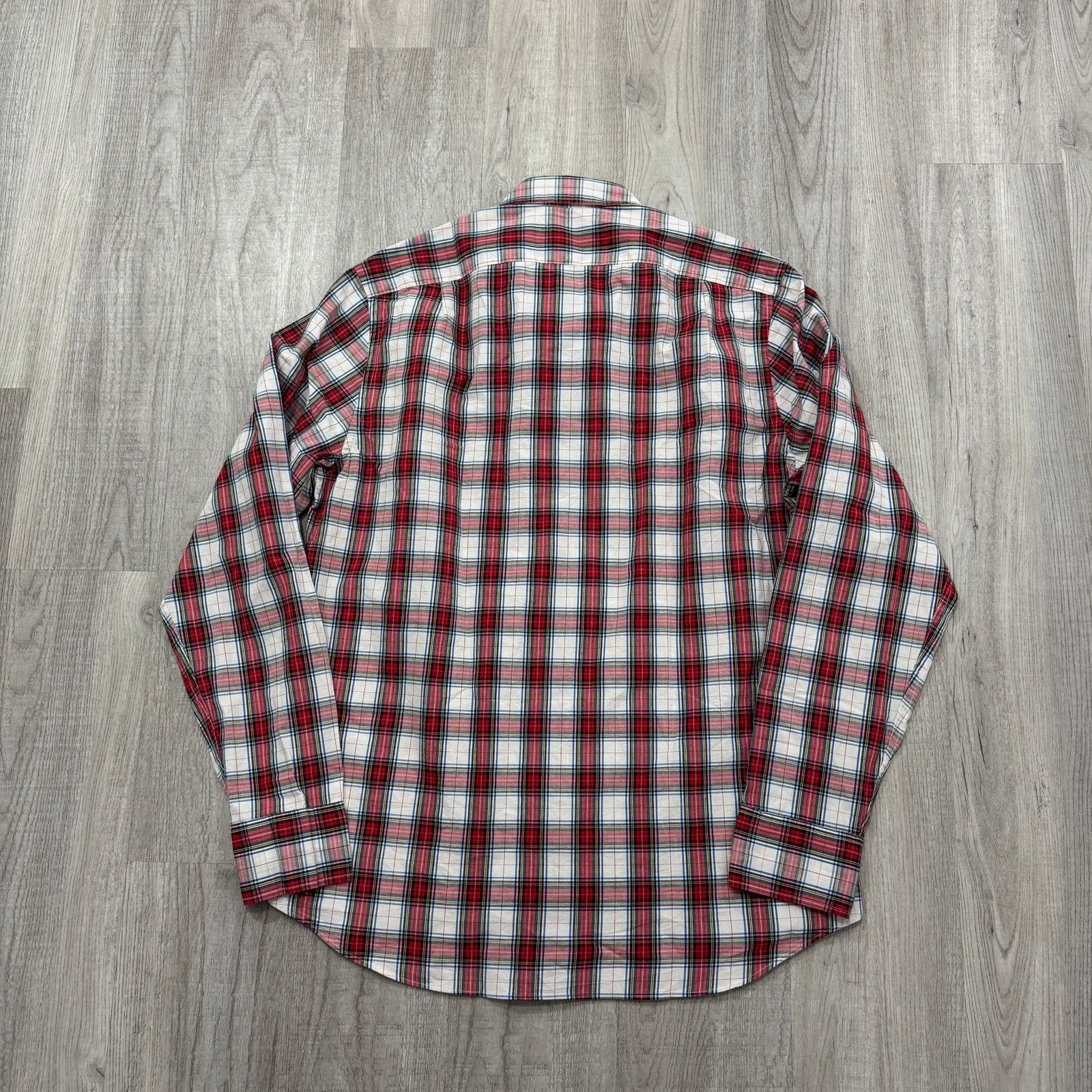 J.Crew J Crew Classic Fit Shirt Mens Medium Red Plaid Check Preppy Size US M / EU 48-50 / 2 - 6 Thumbnail