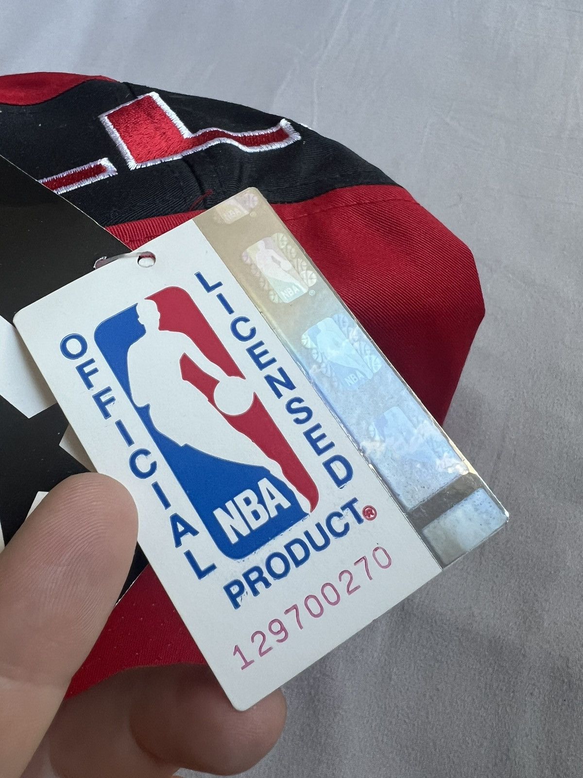NBA × Starter × Vintage Chicago Bulls deadstock vintage Starter hat Size ONE SIZE - 8 Thumbnail