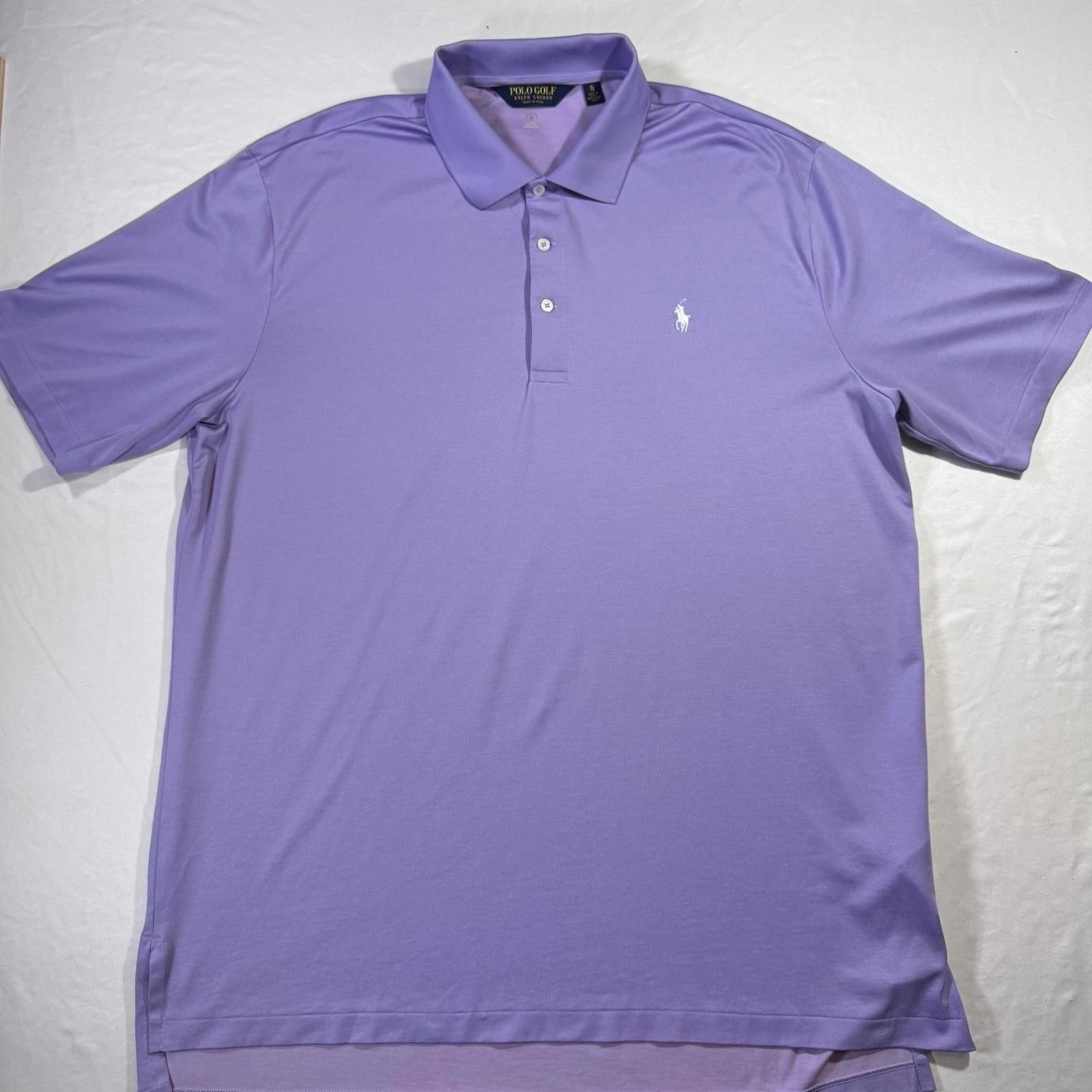 Polo Ralph Lauren RALPH LAUREN POLO GOLF Men's XL Short Sleeve Light Purple Size US XL / EU 56 / 4 - 1 Thumbnail