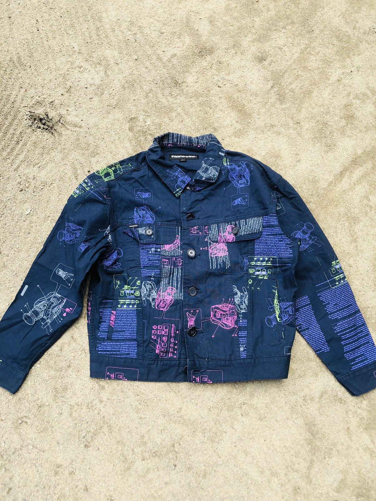 Japanese Brand × thisisneverthat Thisisneverthat trucker jacket Size US S / EU 44-46 / 1 - 2 Thumbnail