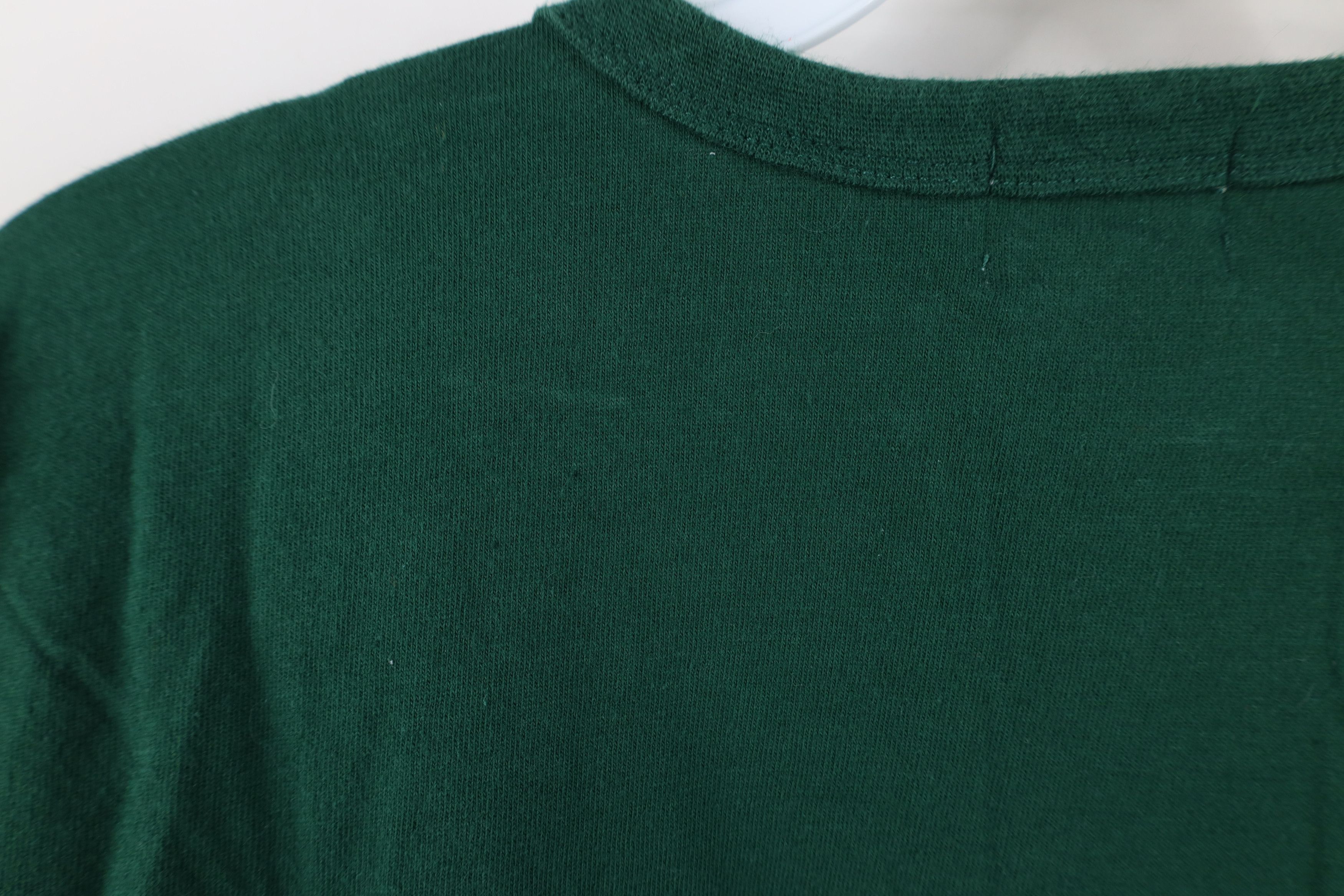 Vintage Vintage 90s Streetwear Short Sleeve T-Shirt Green Cotton Size US XXL / EU 58 / 5 - 11 Thumbnail