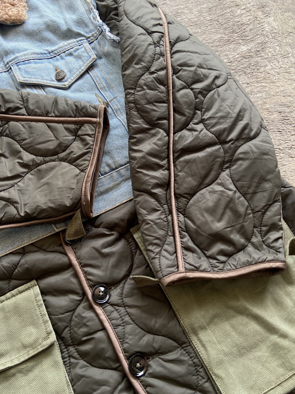 Diesel FW22 Diesel - Glenn Martens Era Patchwork Hybrid Jacket Size US L / EU 52-54 / 3 - 16 Thumbnail