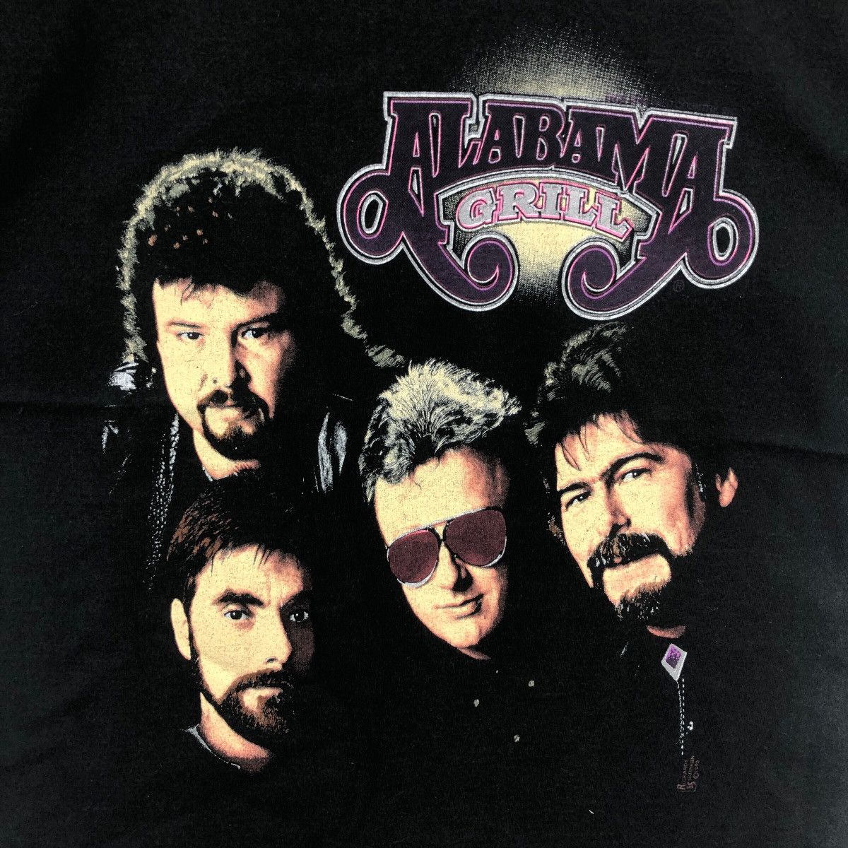 Band Tees × Vintage Vintage 90s ALABAMA GRILL Tee Shirt Band Tees Size US S / EU 44-46 / 1 - 3 Thumbnail
